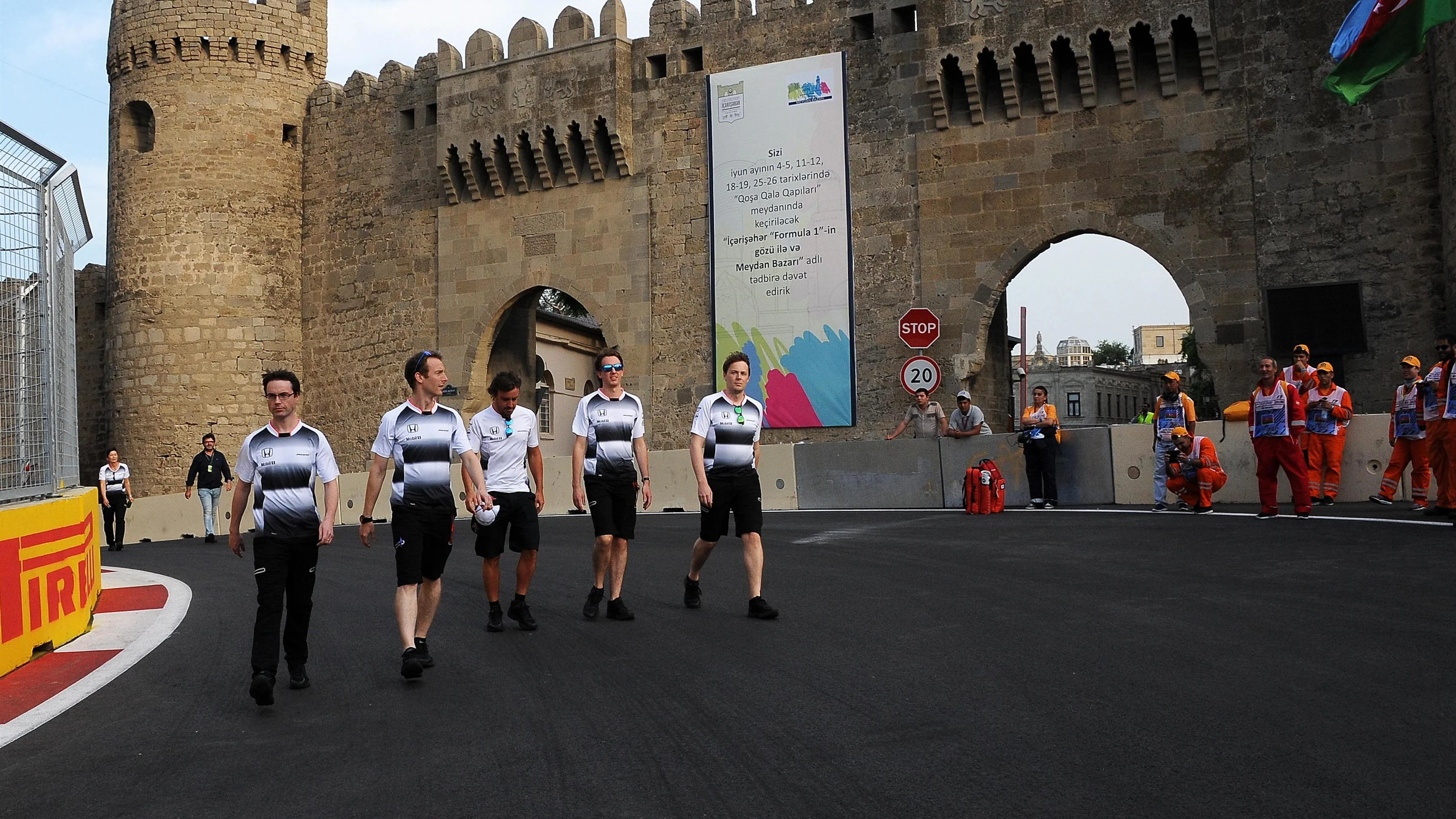 Fernando Alonso (ESP) McLaren walks the track at Formula One World Championship, Rd8, European
