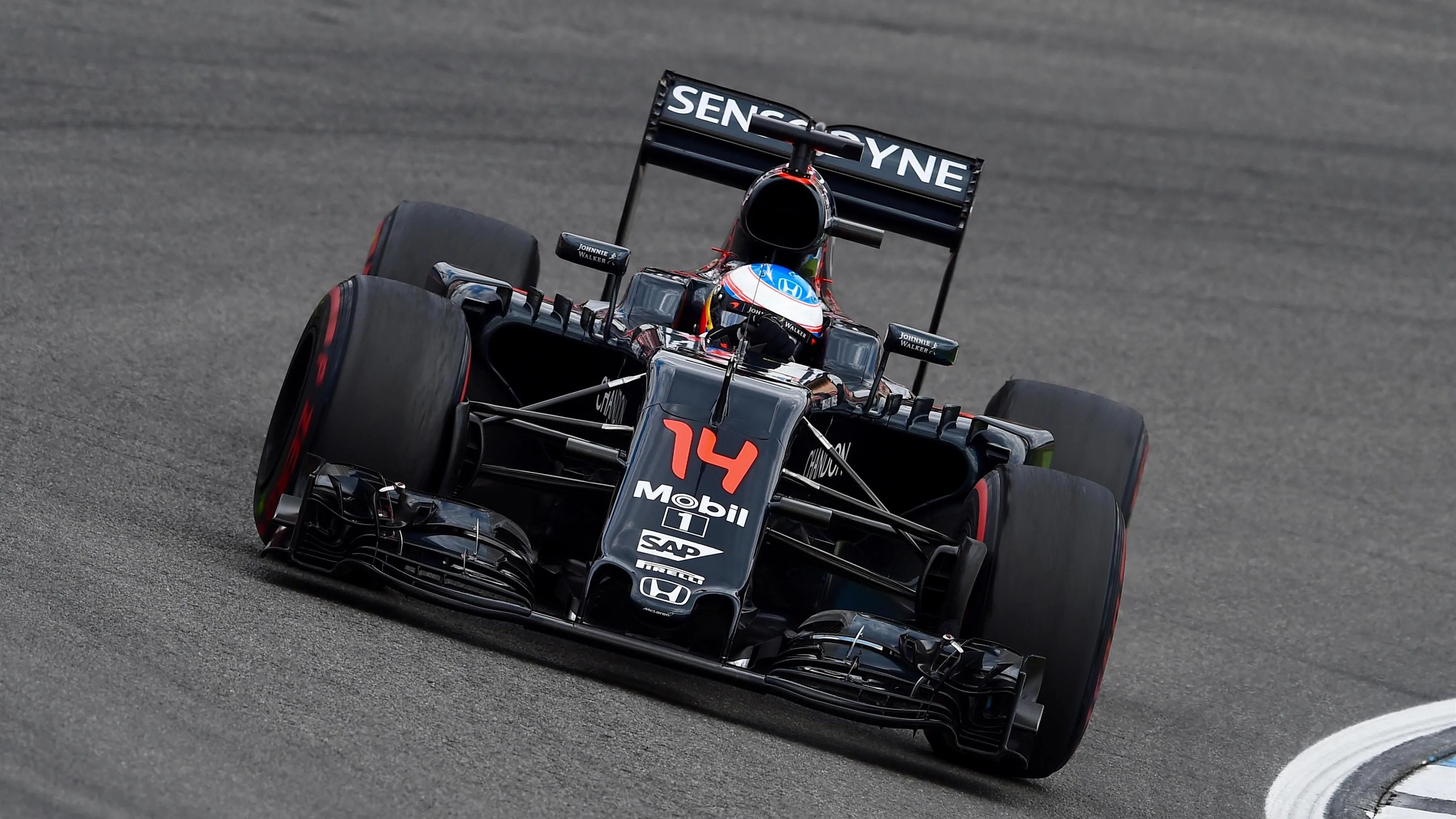 Fernando Alonso (ESP) McLaren MP4-31 at Formula One World Championship, Rd12, German Grand Prix, Practice, Hockenheim, Germany, Friday 29 July 2016. © Sutton Images