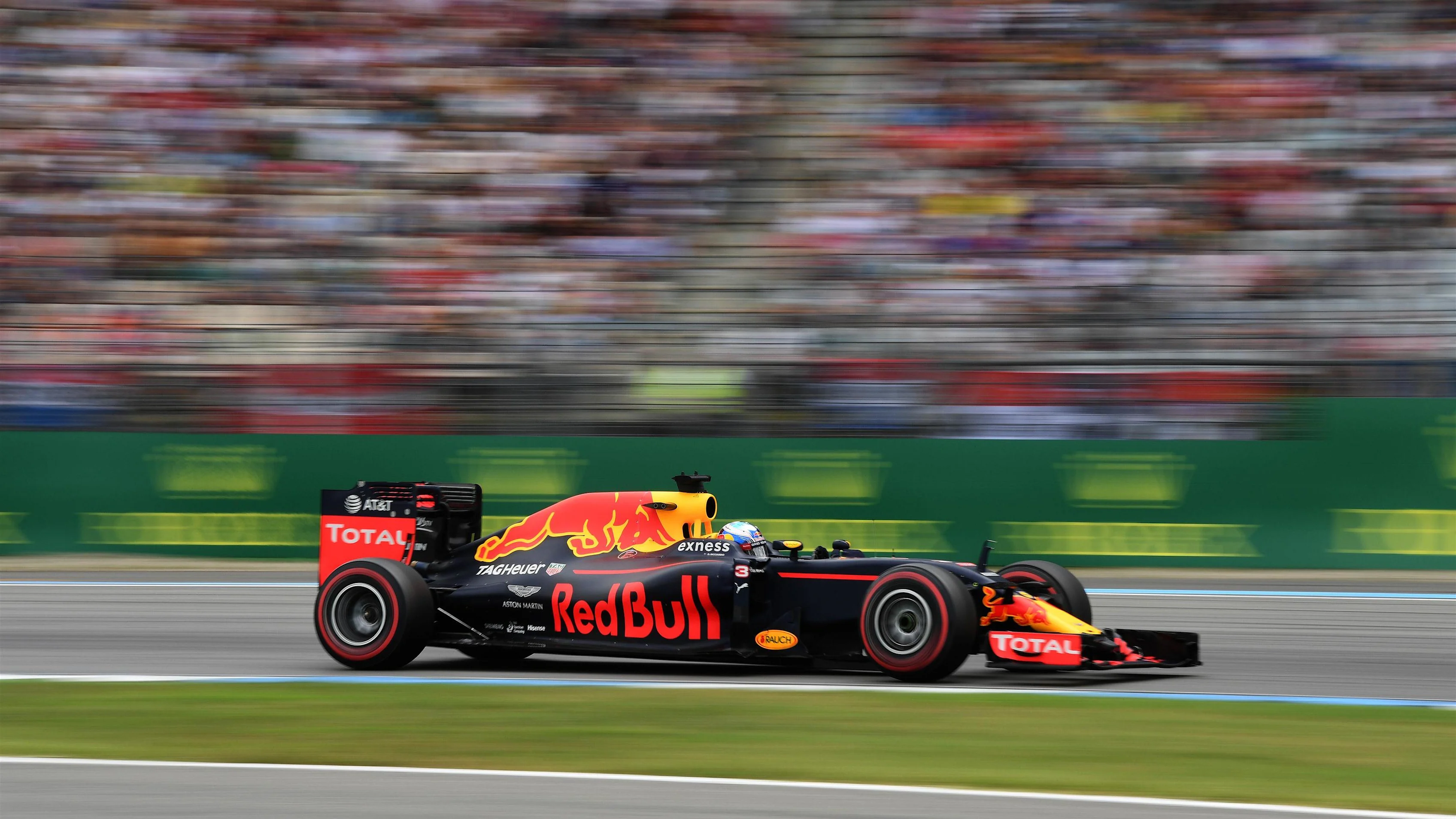 Daniel Ricciardo (AUS) Red Bull Racing RB12 at Formula One World Championship, Rd12, German Grand Prix, Practice, Hockenheim, Germany, Friday 29 July 2016. © Sutton Images