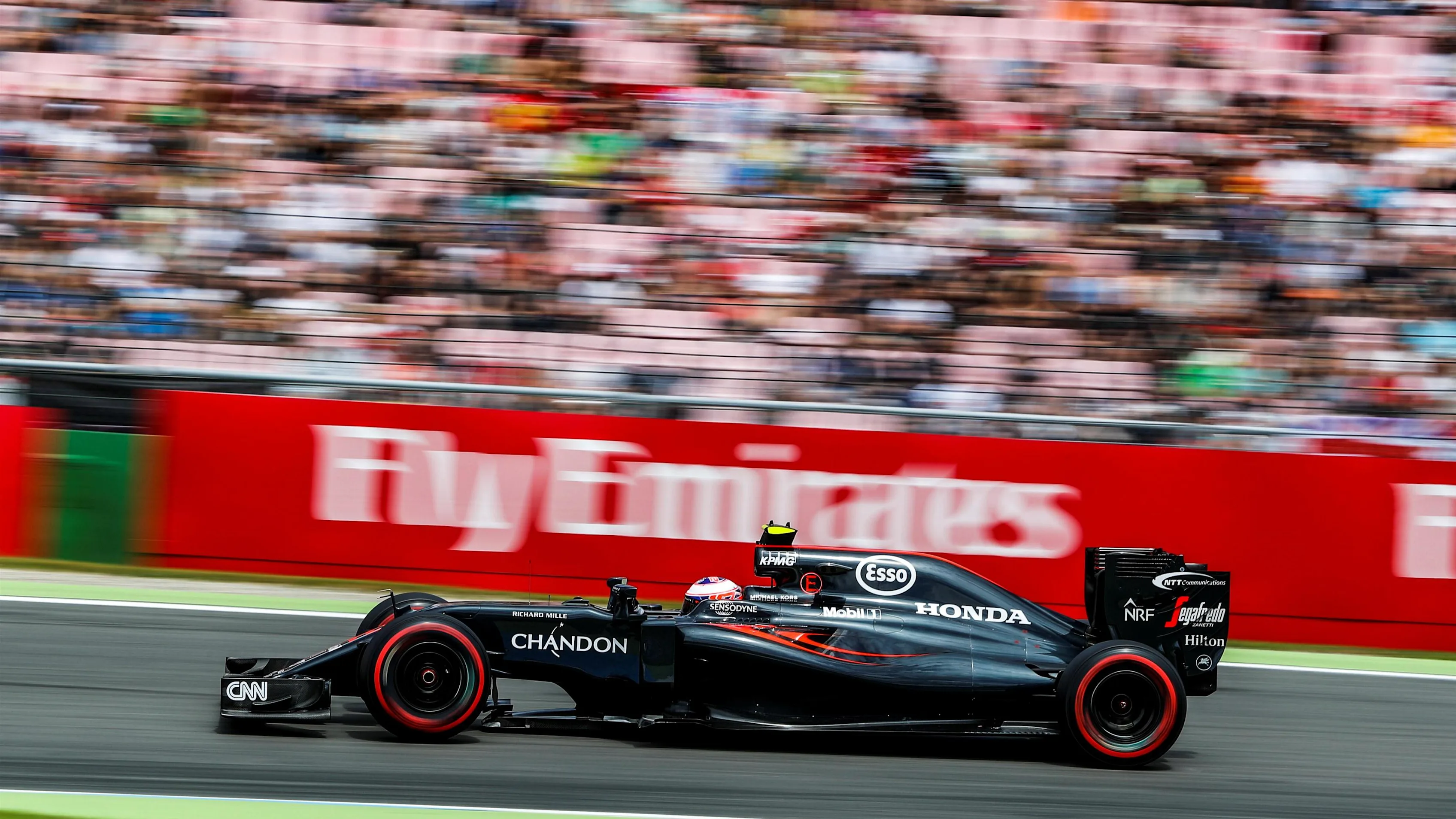 Jenson Button (GBR) McLaren MP4-31 at Formula One World Championship, Rd12, German Grand Prix,