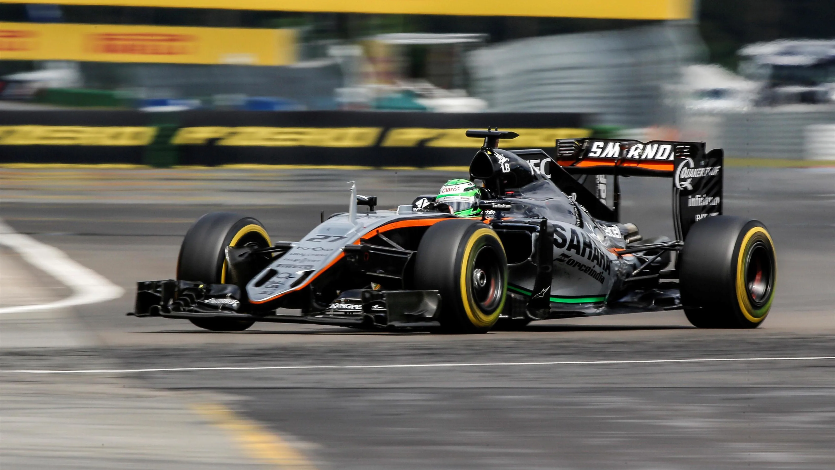 Nico Hulkenberg (GER) Force India VJM09 at Formula One World Championship, Rd12, German Grand Prix, Race, Hockenheim, Germany, Sunday 31 July 2016. © Sutton Images