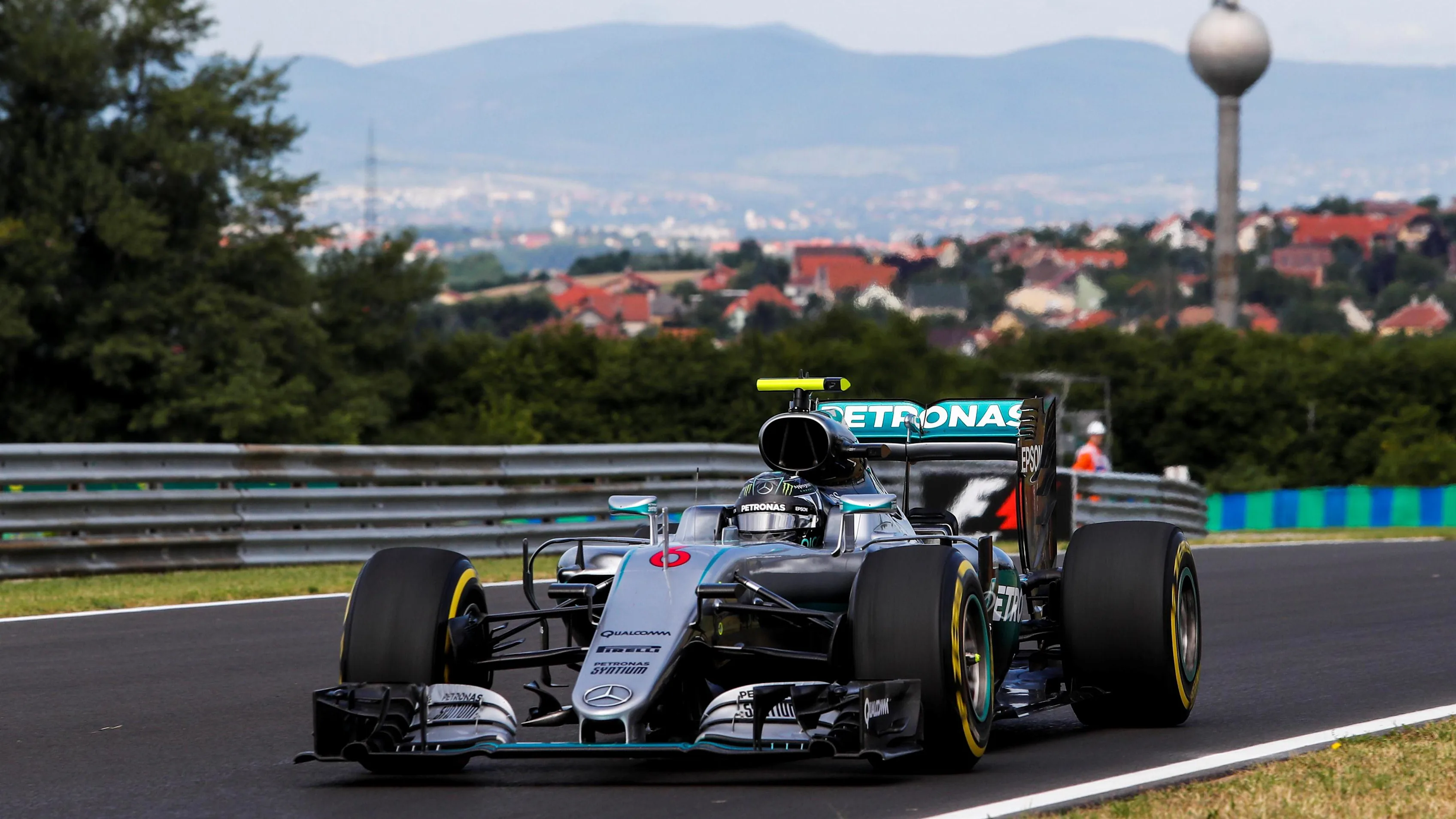 Nico Rosberg (GER) Mercedes-Benz F1 W07 Hybrid at Formula One World Championship, Rd11, Practice,