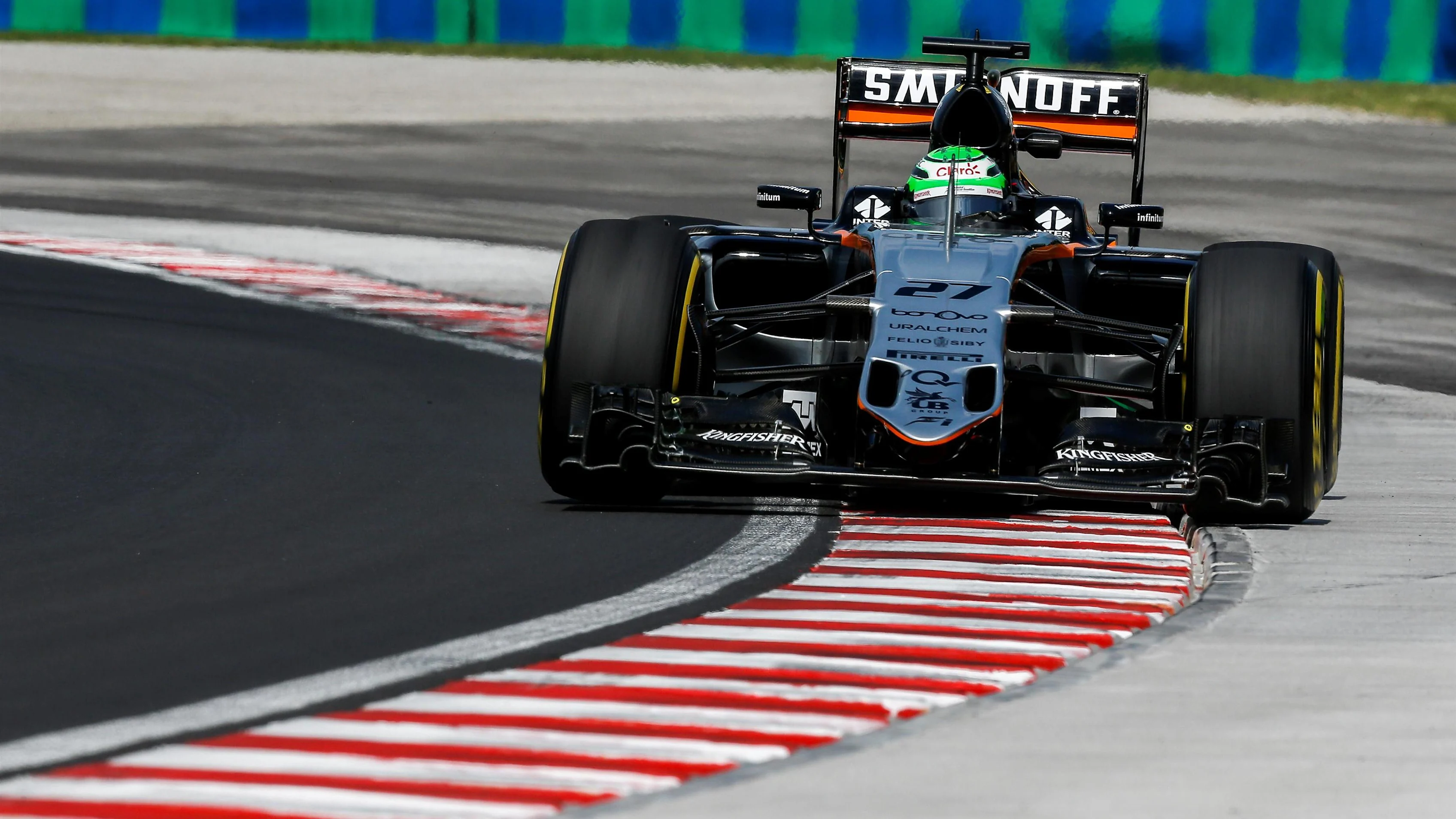 Nico Hulkenberg (GER) Force India VJM09 at Formula One World Championship, Rd11, Practice, Hungaroring, Hungary, Friday 22 July 2016. © Sutton Images