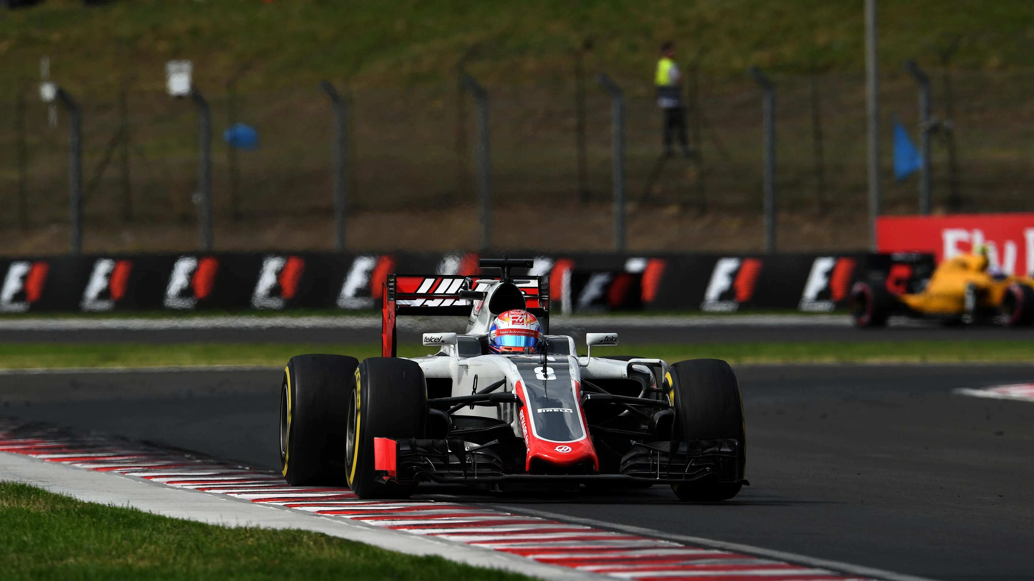 Romain Grosjean (FRA) Haas VF-16 at Formula One World Championship, Rd11, Practice, Hungaroring, Hungary, Friday 22 July 2016. © Sutton Images