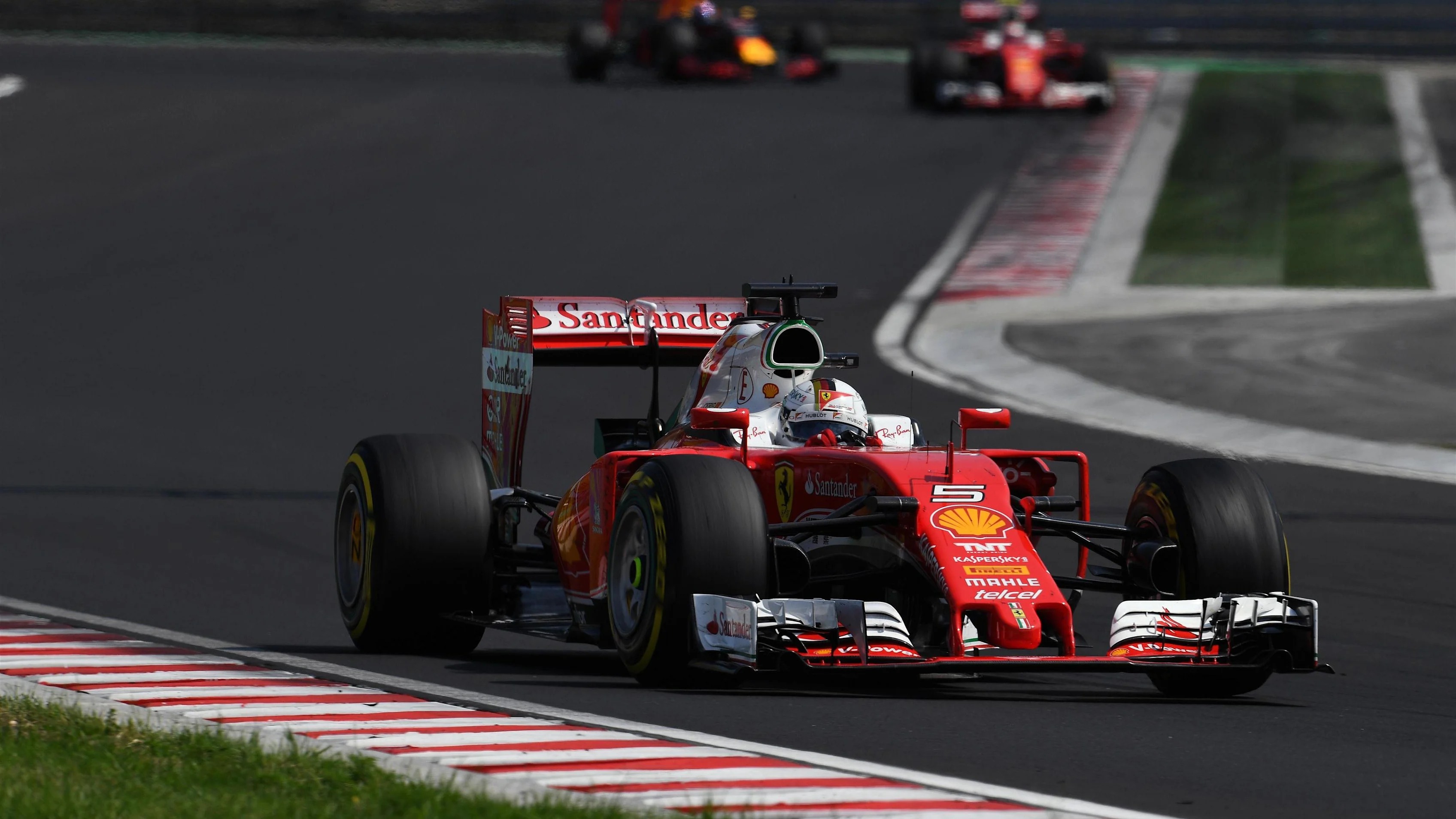 Sebastian Vettel (GER) Ferrari SF16-H at Formula One World Championship, Rd11, Hungarian Grand Prix, Race, Hungaroring, Hungary, Sunday 24 July 2016. © Sutton Images