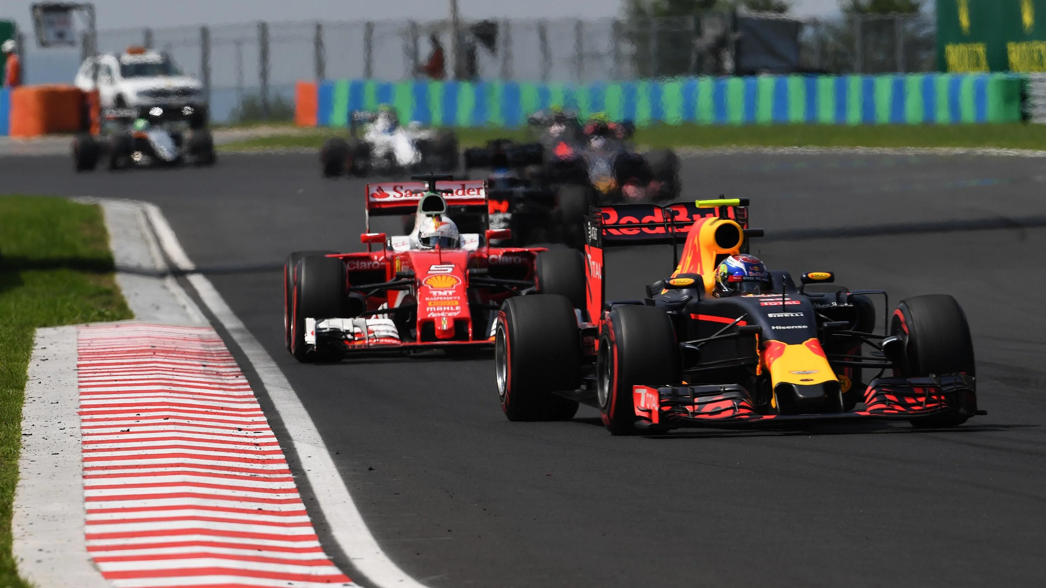 Max Verstappen (NED) Red Bull Racing RB12 at Formula One World Championship, Rd11, Hungarian Grand