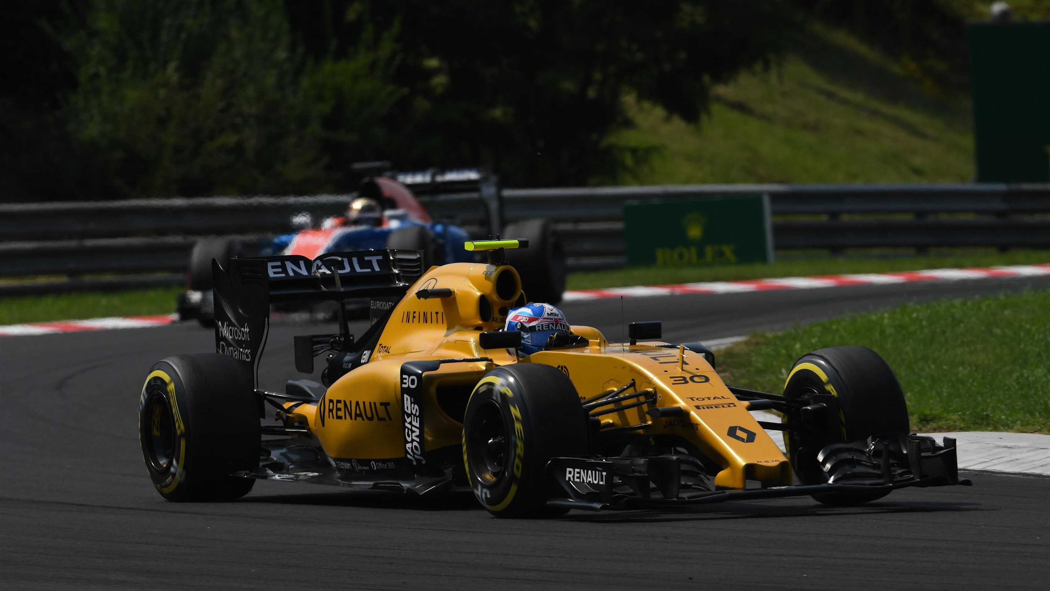 Jolyon Palmer (GBR) Renault Sport F1 Team RS16 at Formula One World Championship, Rd11, Hungarian