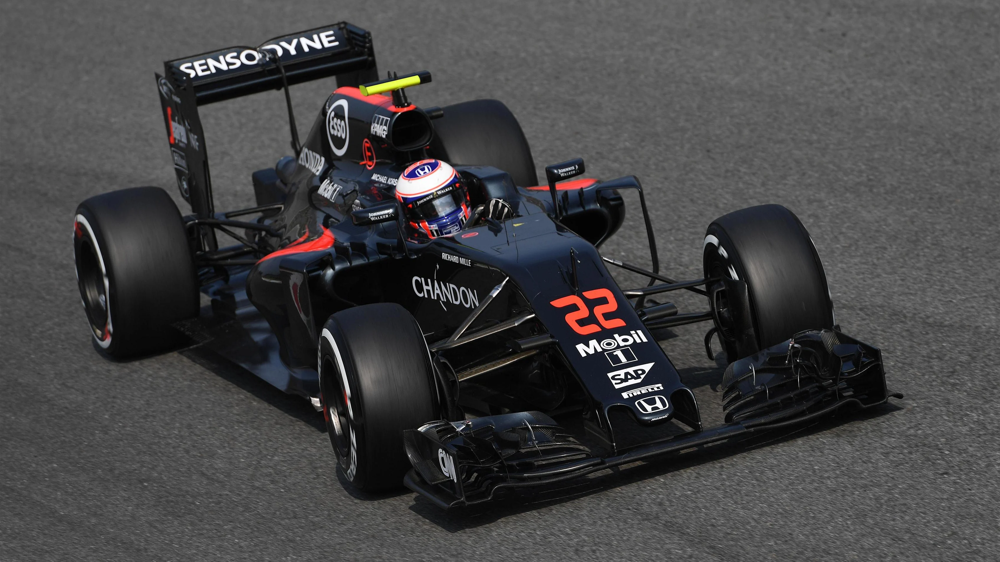 Jenson Button (GBR) McLaren MP4-31 at Formula One World Championship, Rd14, Italian Grand Prix,
