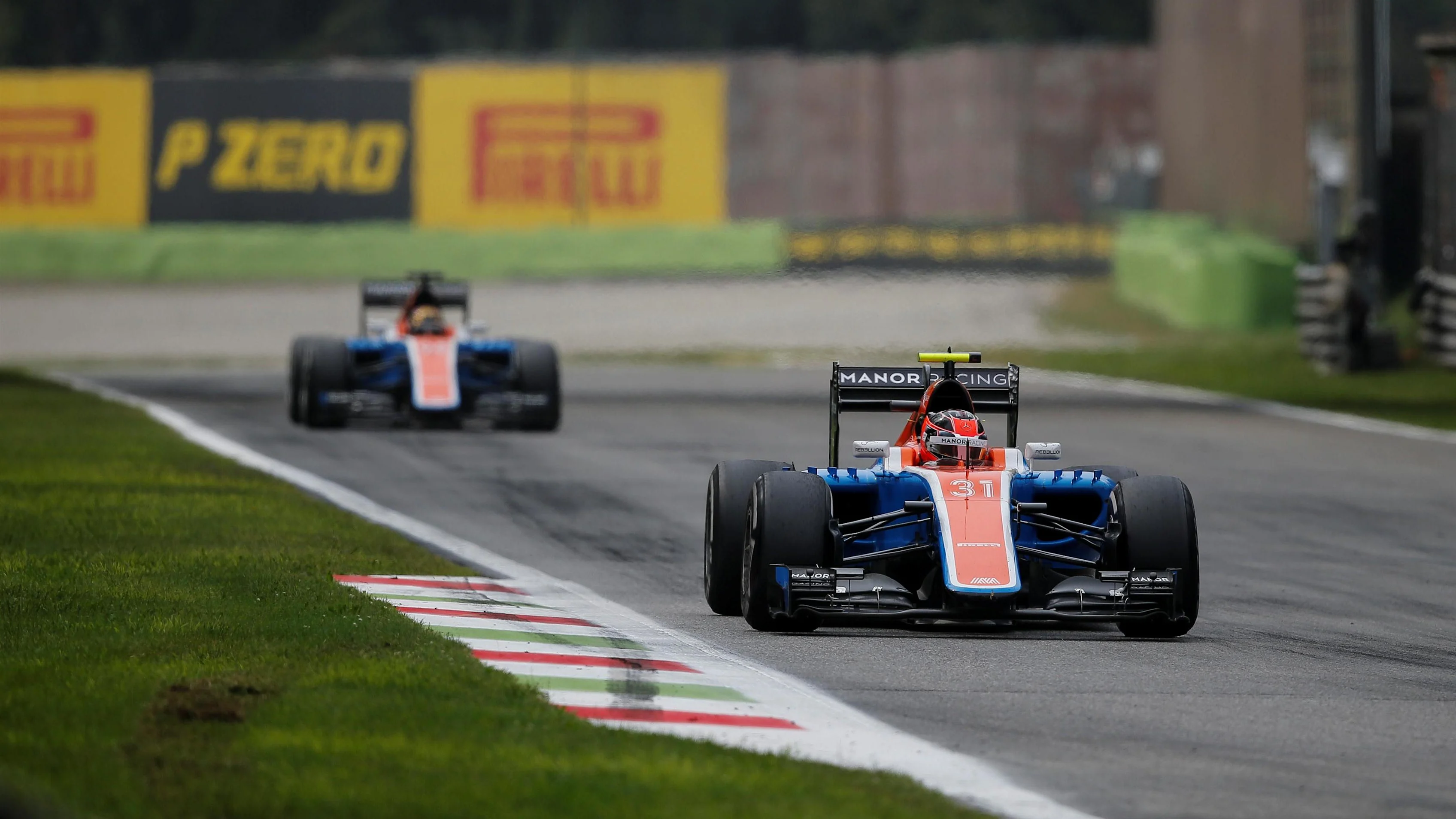 Esteban Ocon (FRA) Manor Racing MRT05 at Formula One World Championship, Rd14, Italian Grand Prix, Race, Monza, Italy, Sunday 4 September 2016. © Sutton Images