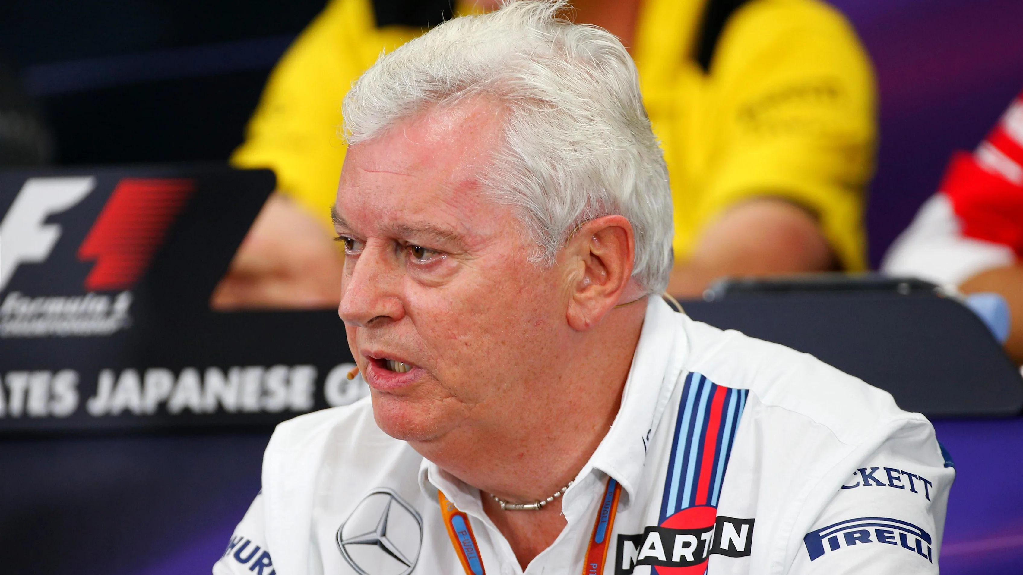 Pat Symonds (GBR) Williams Technical Director in the Press Conference at Formula One World Championship, Rd17, Japanese Grand Prix, Practice, Suzuka, Japan, Friday 7 October 2016. © Sutton Images