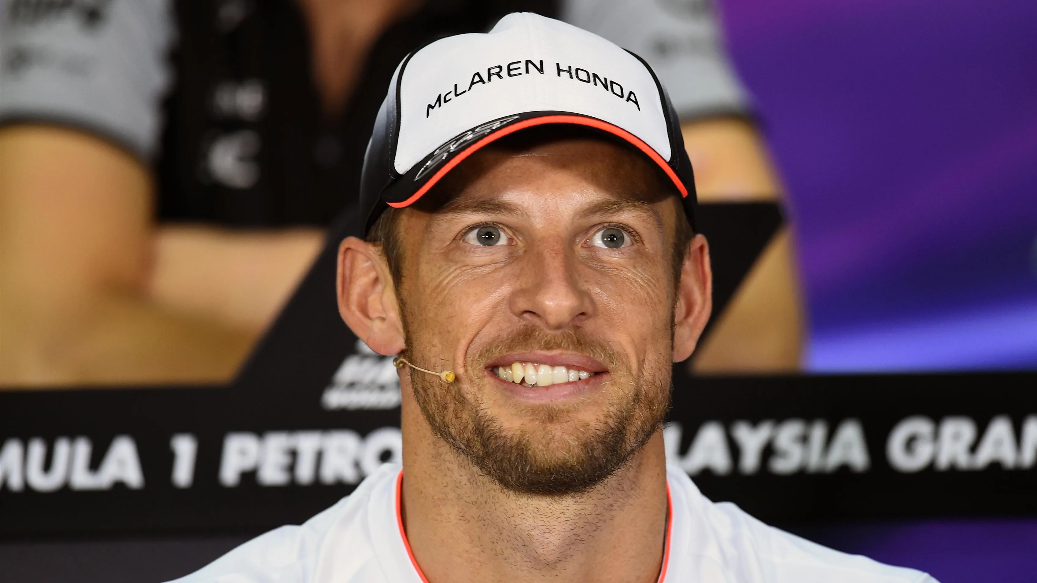 Jenson Button (GBR) McLaren in the Press Conference at Formula One World Championship, Rd16, Malaysian Grand Prix, Preparations, Sepang, Malaysia, Thursday 29 September 2016. © Sutton Images
