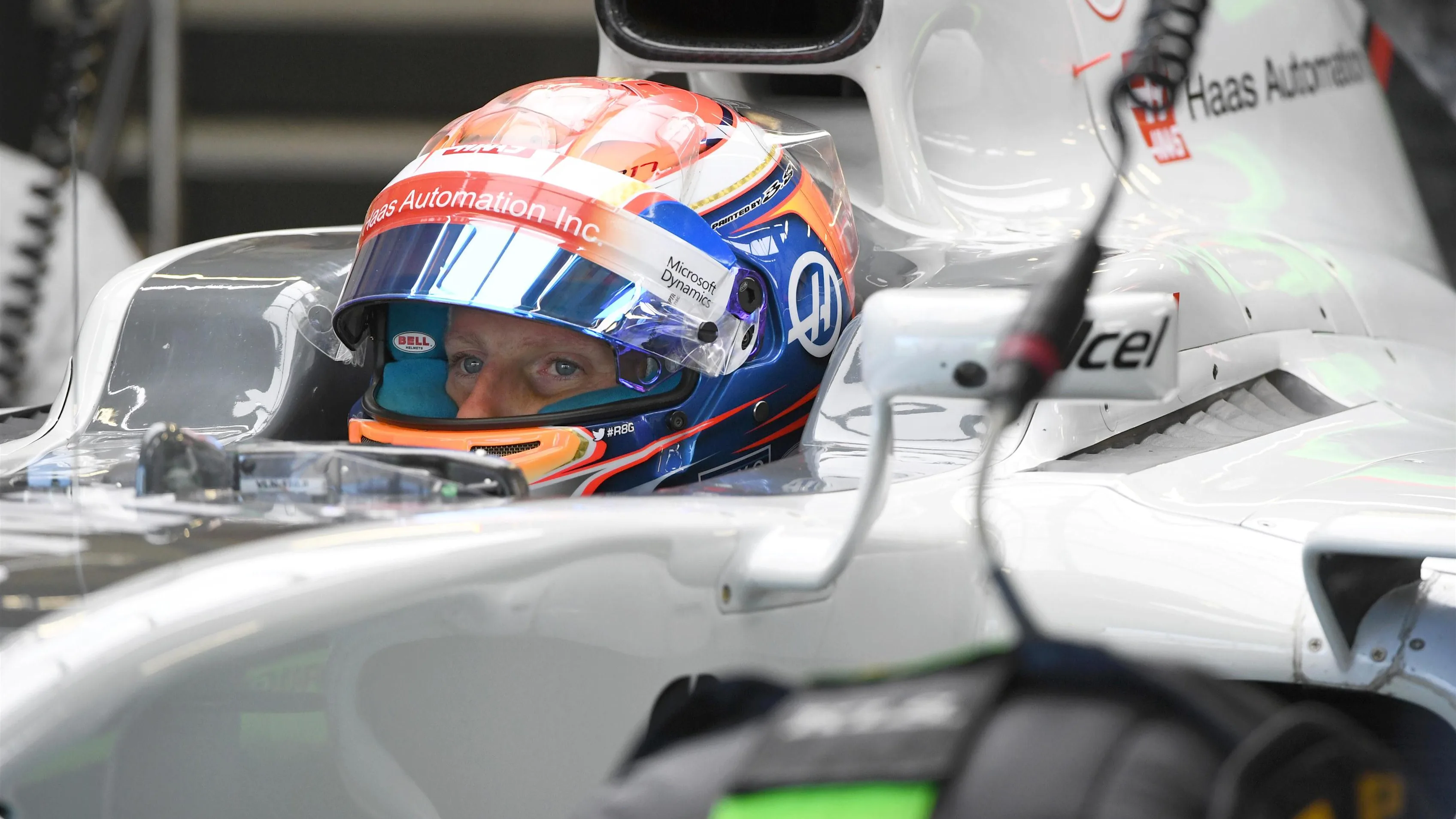 Romain Grosjean (FRA) Haas VF-16 at Formula One World Championship, Rd19, Mexican Grand Prix, Qualifying, Circuit Hermanos Rodriguez, Mexico City, Mexico, Saturday 29 October 2016. © Sutton Images