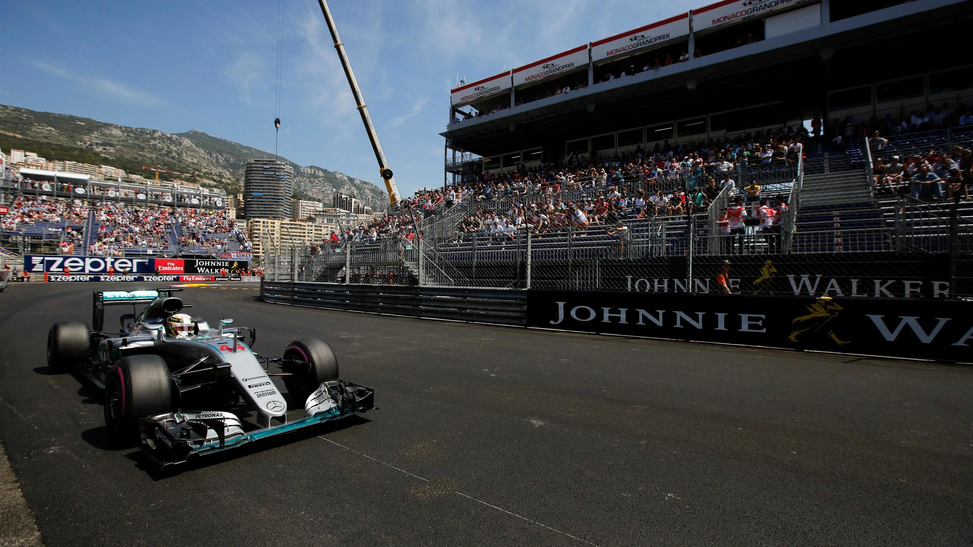 Lewis Hamilton (GBR) Mercedes-Benz F1 W07 Hybrid at Formula One World Championship, Rd6, Monaco Grand Prix, Qualifying, Monte-Carlo, Monaco, Saturday 28 May 2016. © Sutton Images