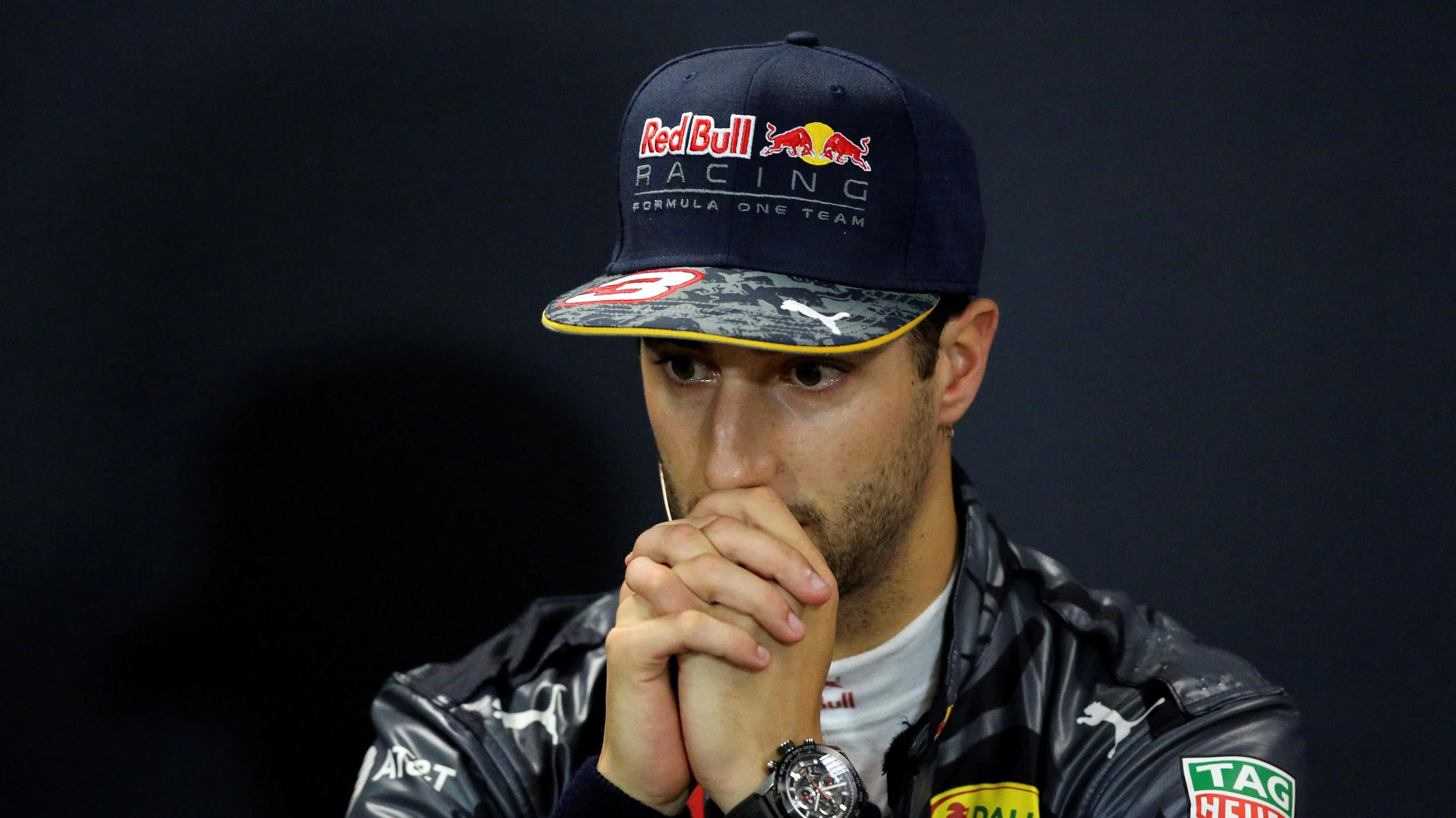 Daniel Ricciardo (AUS) Red Bull Racing in the Press Conference at Formula One World Championship,