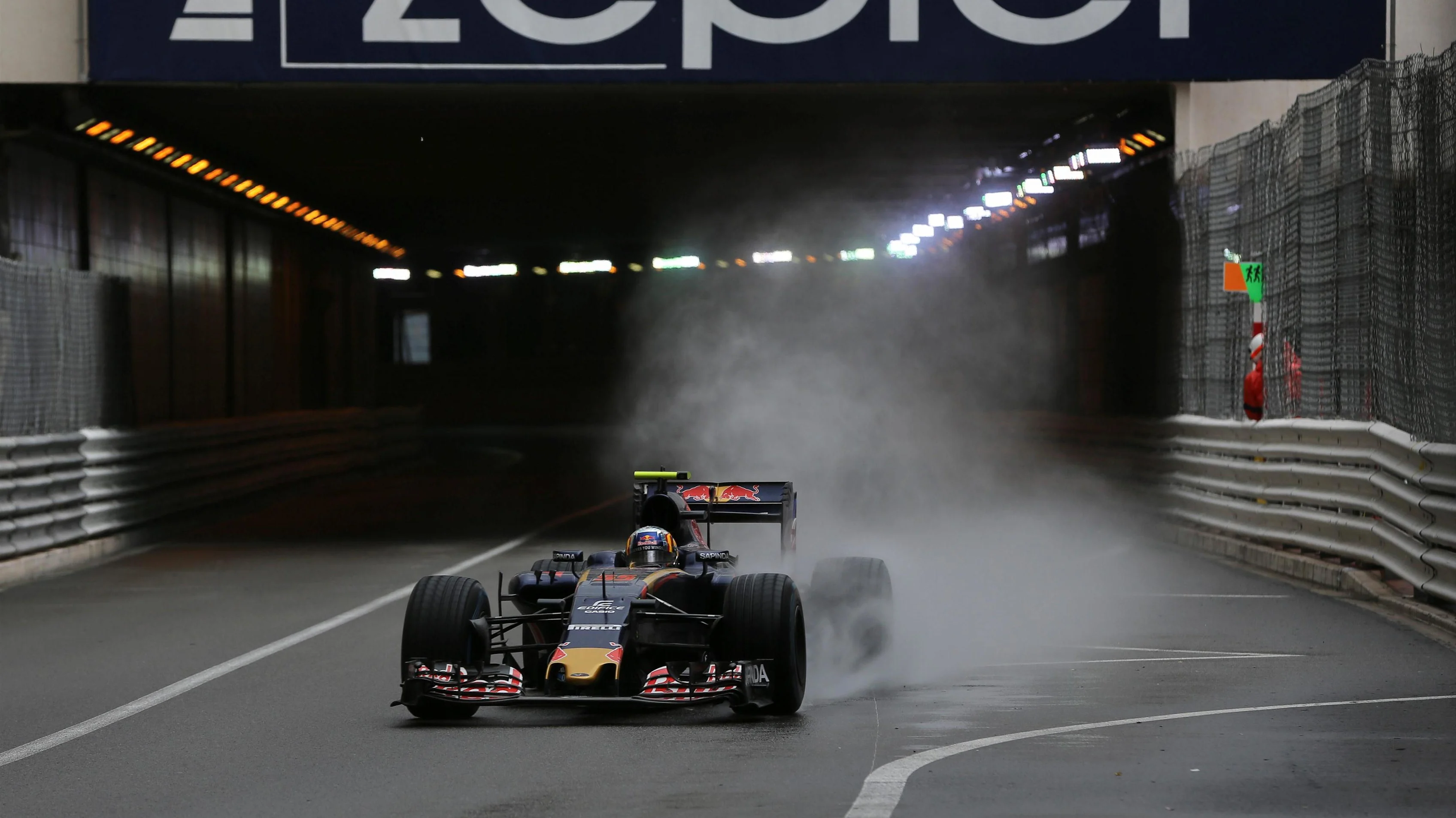 Carlos Sainz (ESP) Scuderia Toro Rosso STR11 at Formula One World Championship, Rd6, Monaco Grand Prix, Race, Monte-Carlo, Monaco, Sunday 29 May 2016. © Sutton Images