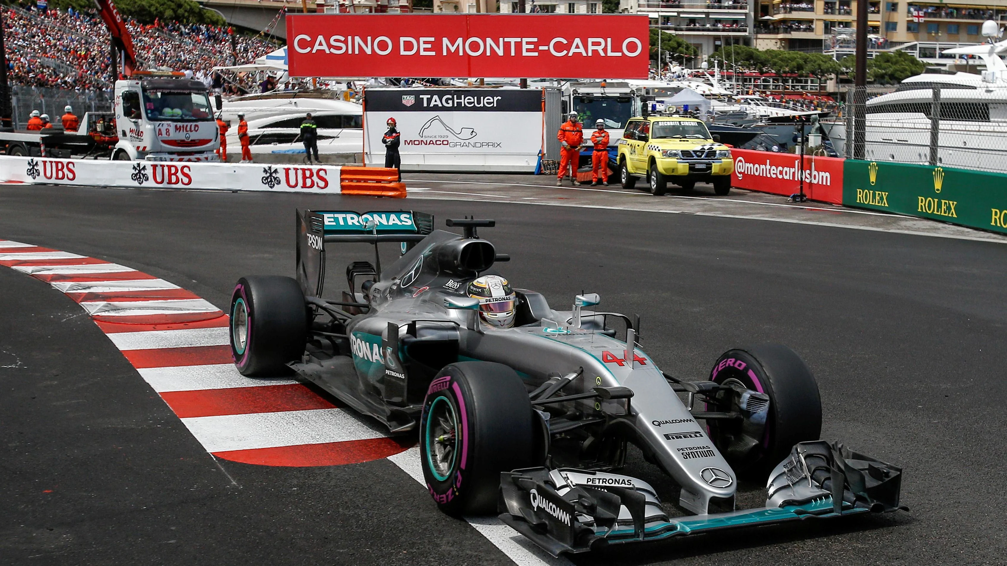 Lewis Hamilton (GBR) Mercedes-Benz F1 W07 Hybrid at Formula One World Championship, Rd6, Monaco