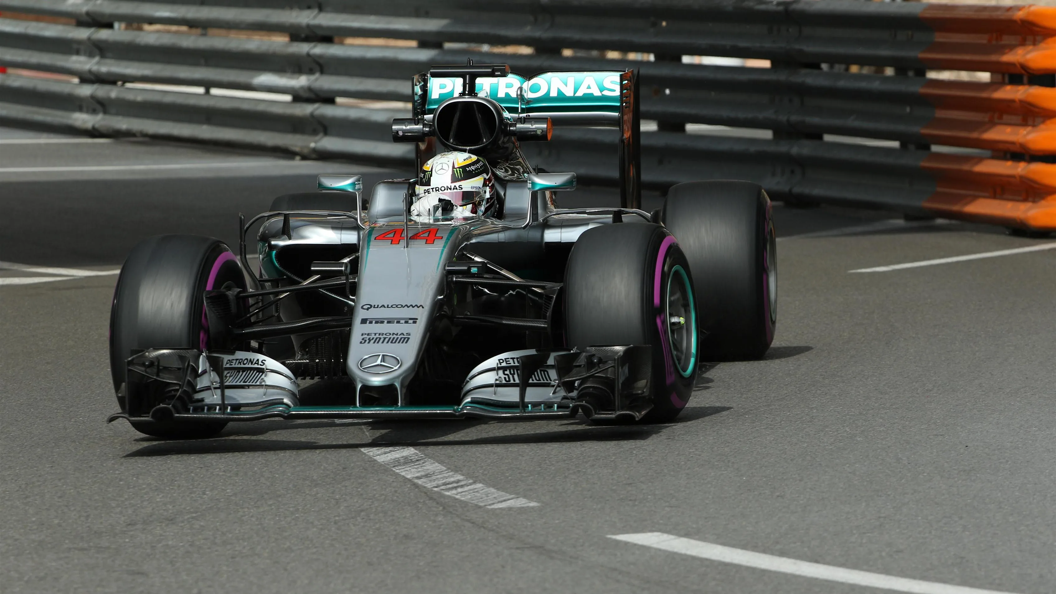 Lewis Hamilton (GBR) Mercedes-Benz F1 W07 Hybrid at Formula One World Championship, Rd6, Monaco Grand Prix, Practice, Monte-Carlo, Monaco, Thursday 26 May 2016. © Sutton Images