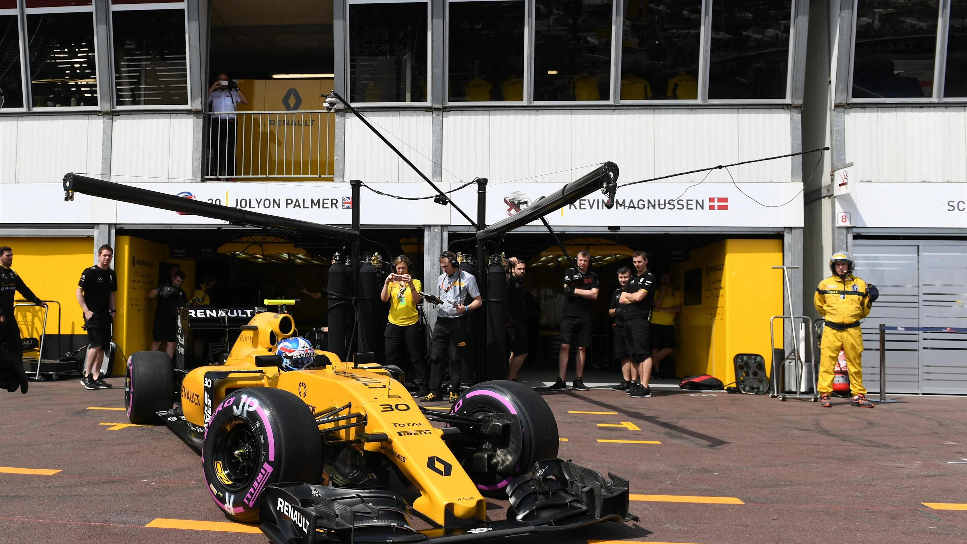 Jolyon Palmer (GBR) Renault Sport F1 Team RS16 at Formula One World Championship, Rd6, Monaco Grand Prix, Practice, Monte-Carlo, Monaco, Thursday 26 May 2016. © Sutton Images