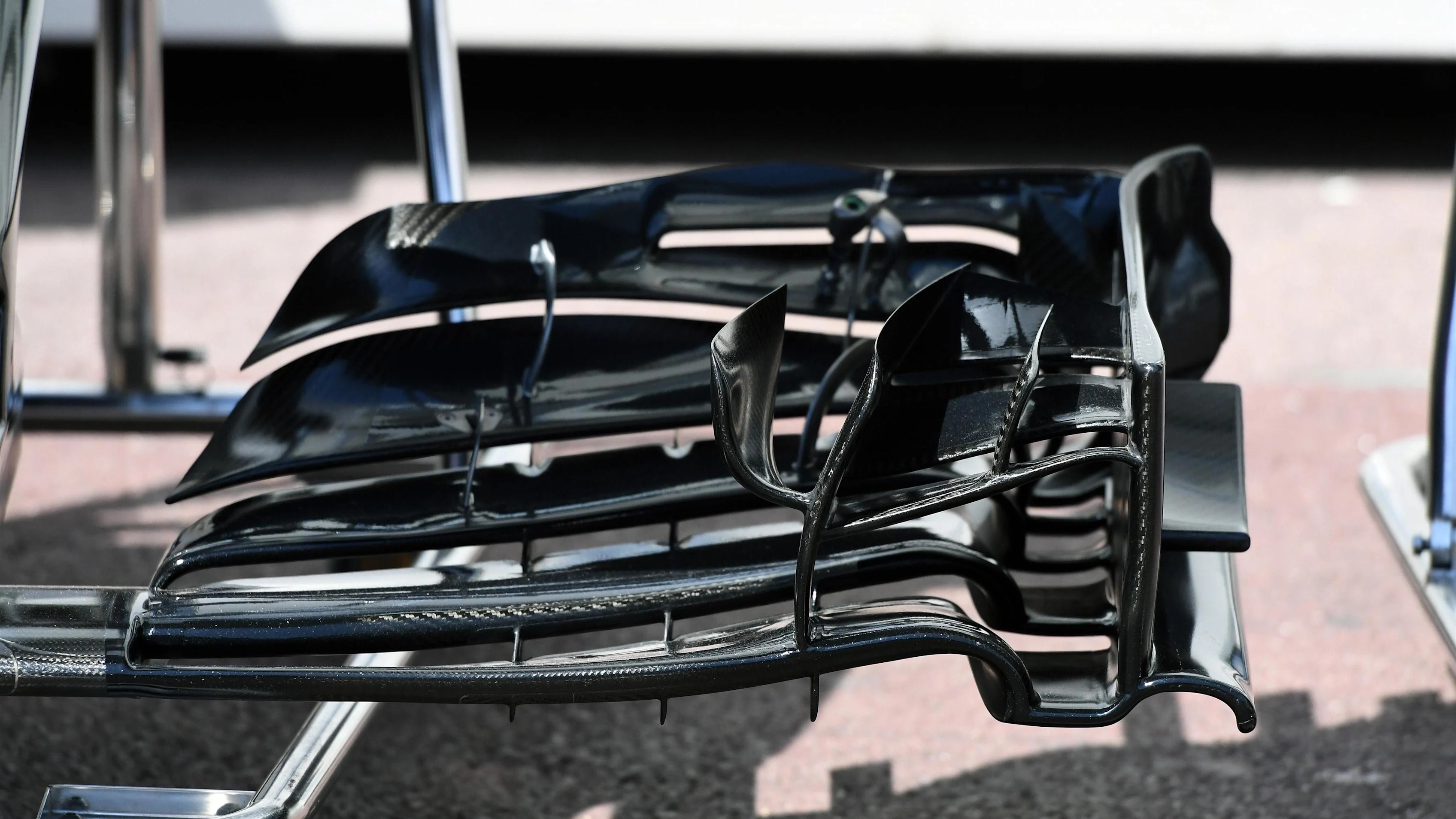 Haas VF-16 front wing detail at Formula One World Championship, Rd6, Monaco Grand Prix, Preparations, Monte-Carlo, Monaco, Wednesday 25 May 2016. © Sutton Images