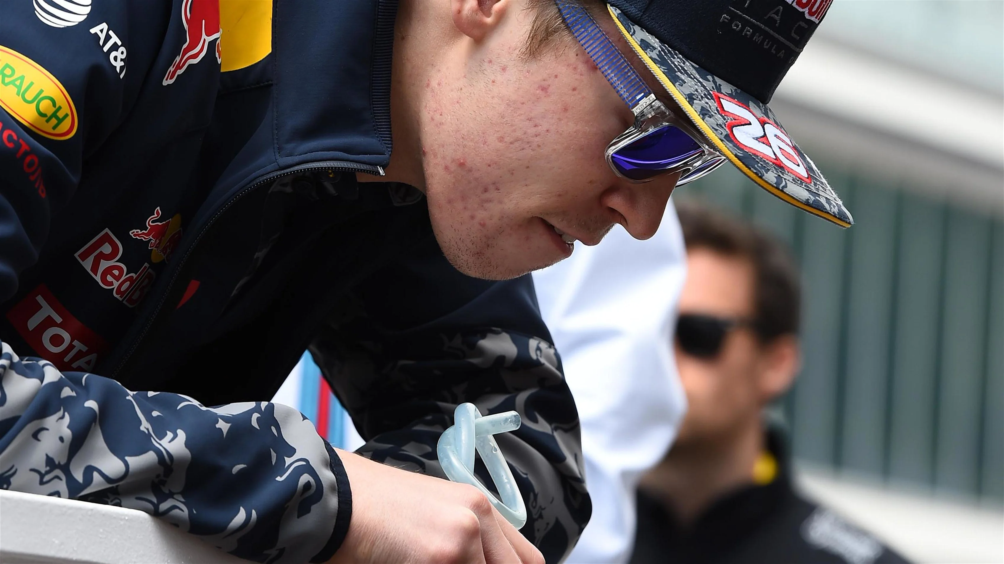 Daniil Kvyat (RUS) Red Bull Racing on the drivers parade at Formula One World Championship, Rd4,