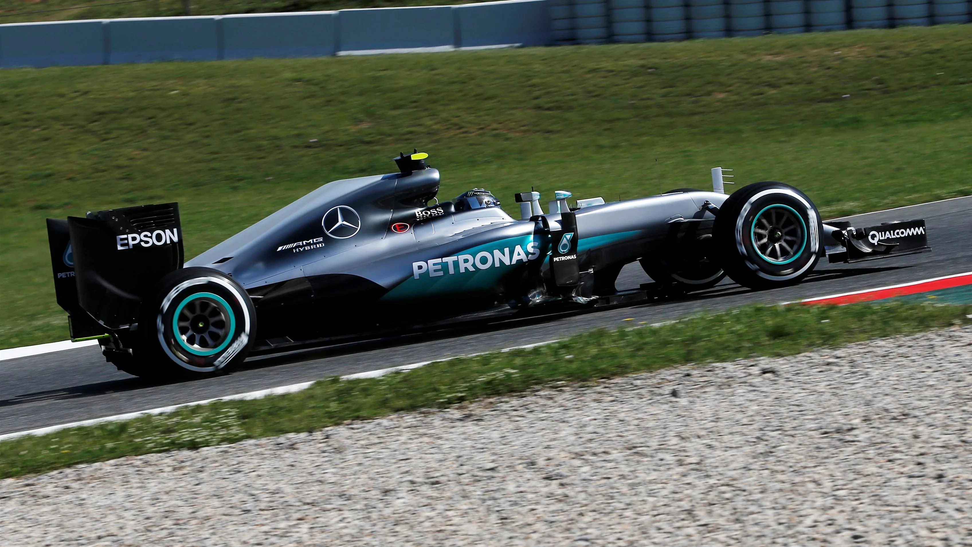 Nico Rosberg (GER) Mercedes-Benz F1 W07 Hybrid at Formula One World Championship, Rd5, Spanish Grand Prix, Practice, Barcelona, Spain, Friday 13 May 2016. © Sutton Images