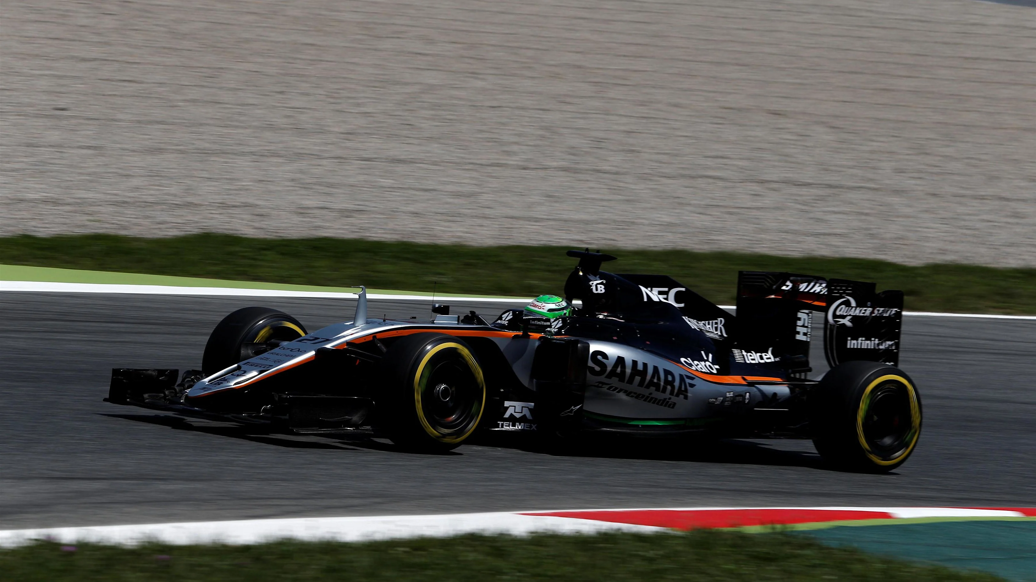 Nico Hulkenberg (GER) Force India VJM09 at Formula One World Championship, Rd5, Spanish Grand Prix, Qualifying, Barcelona, Spain, Saturday 14 May 2016. © Sutton Motorsport Images