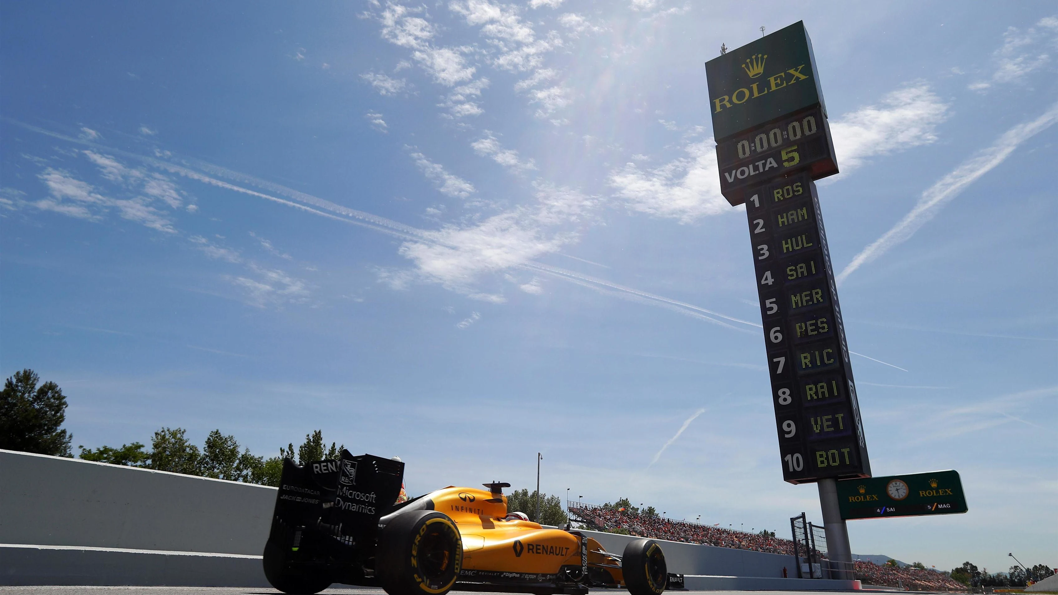 Kevin Magnussen (DEN) Renault Sport F1 Team RS16 at Formula One World Championship, Rd5, Spanish Grand Prix, Qualifying, Barcelona, Spain, Saturday 14 May 2016. © Sutton Images