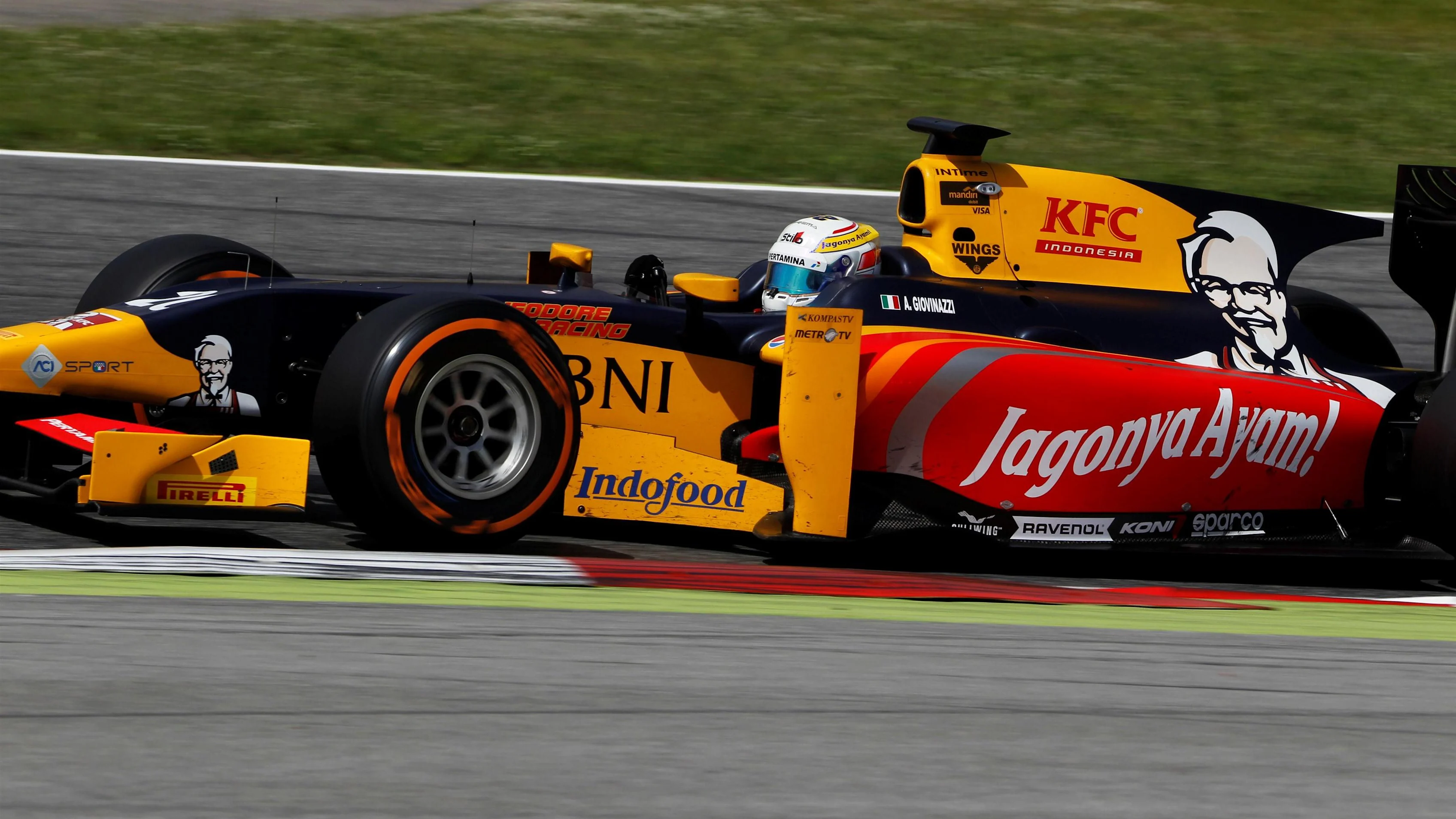Antonio Giovinazzi (ITA) PREMA Racing at GP2 Series, Rd1, Barcelona, Spain, 13-15 May 2016.