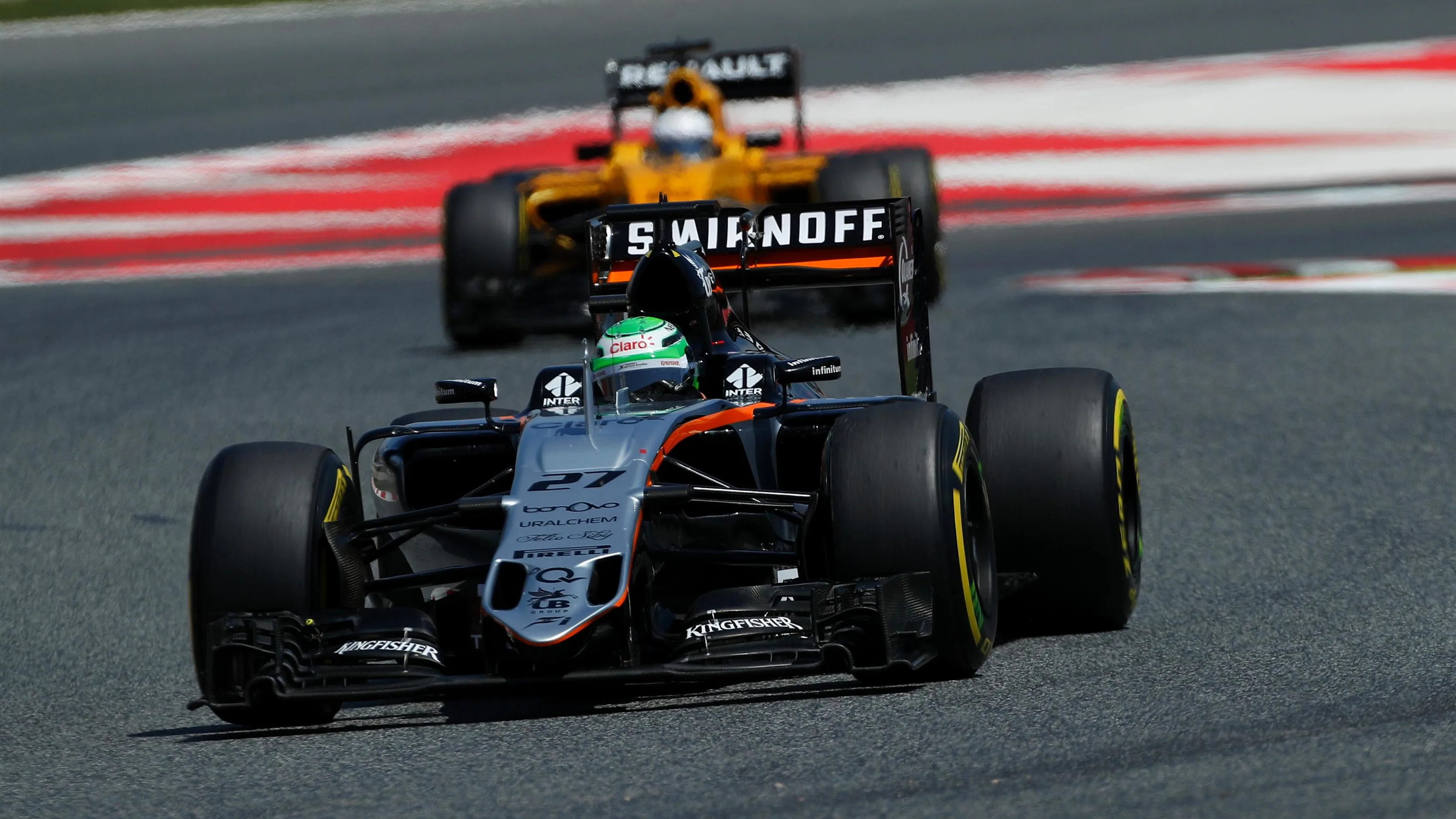 Nico Hulkenberg (GER) Force India VJM09 at Formula One World Championship, Rd5, Spanish Grand Prix, Race, Barcelona, Spain, Sunday 15 May 2016. © Sutton Images