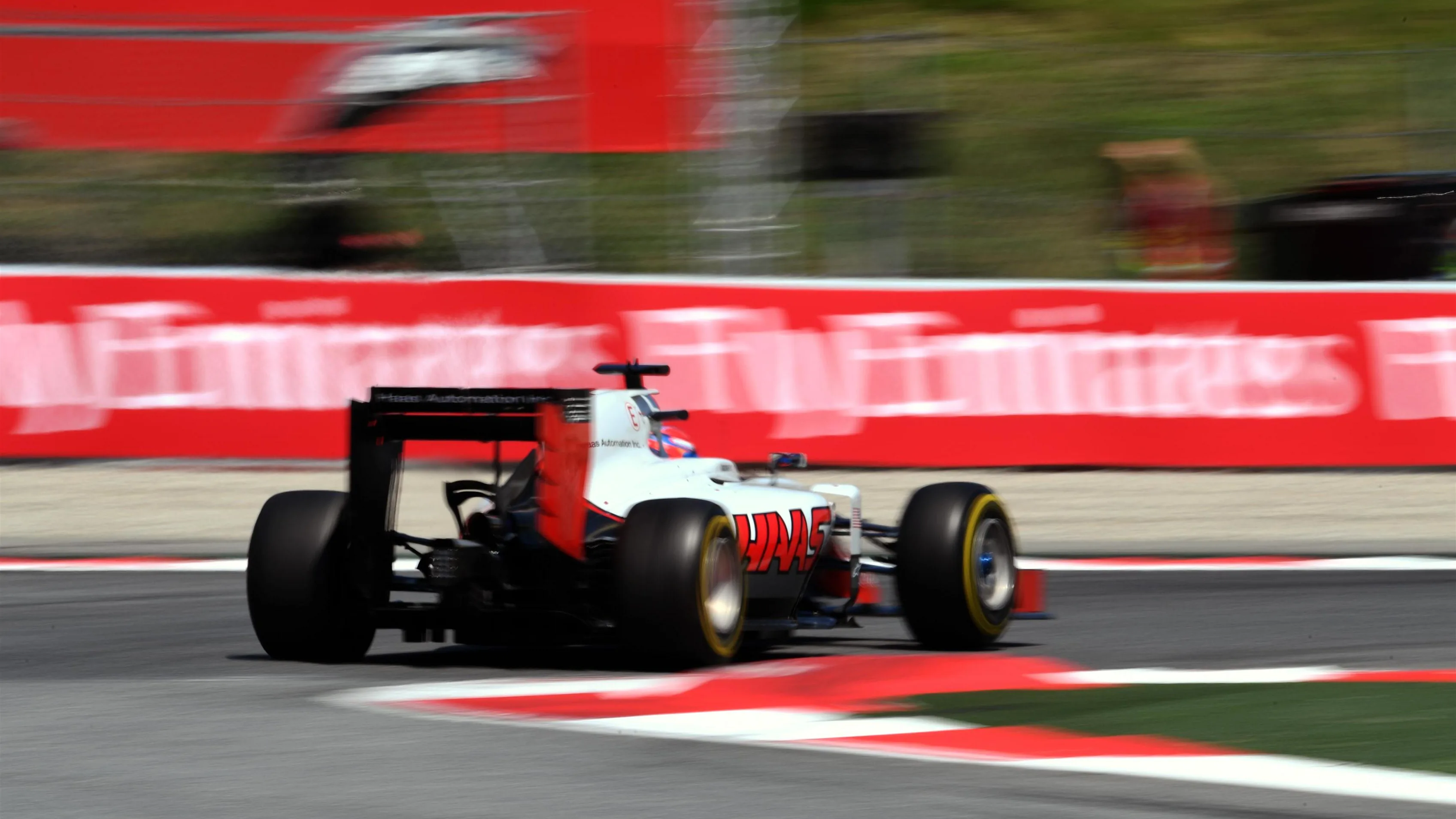 Romain Grosjean (FRA) Haas VF-16 at Formula One World Championship, Rd5, Spanish Grand Prix, Race, Barcelona, Spain, Sunday 15 May 2016. © Sutton Motorsport Images