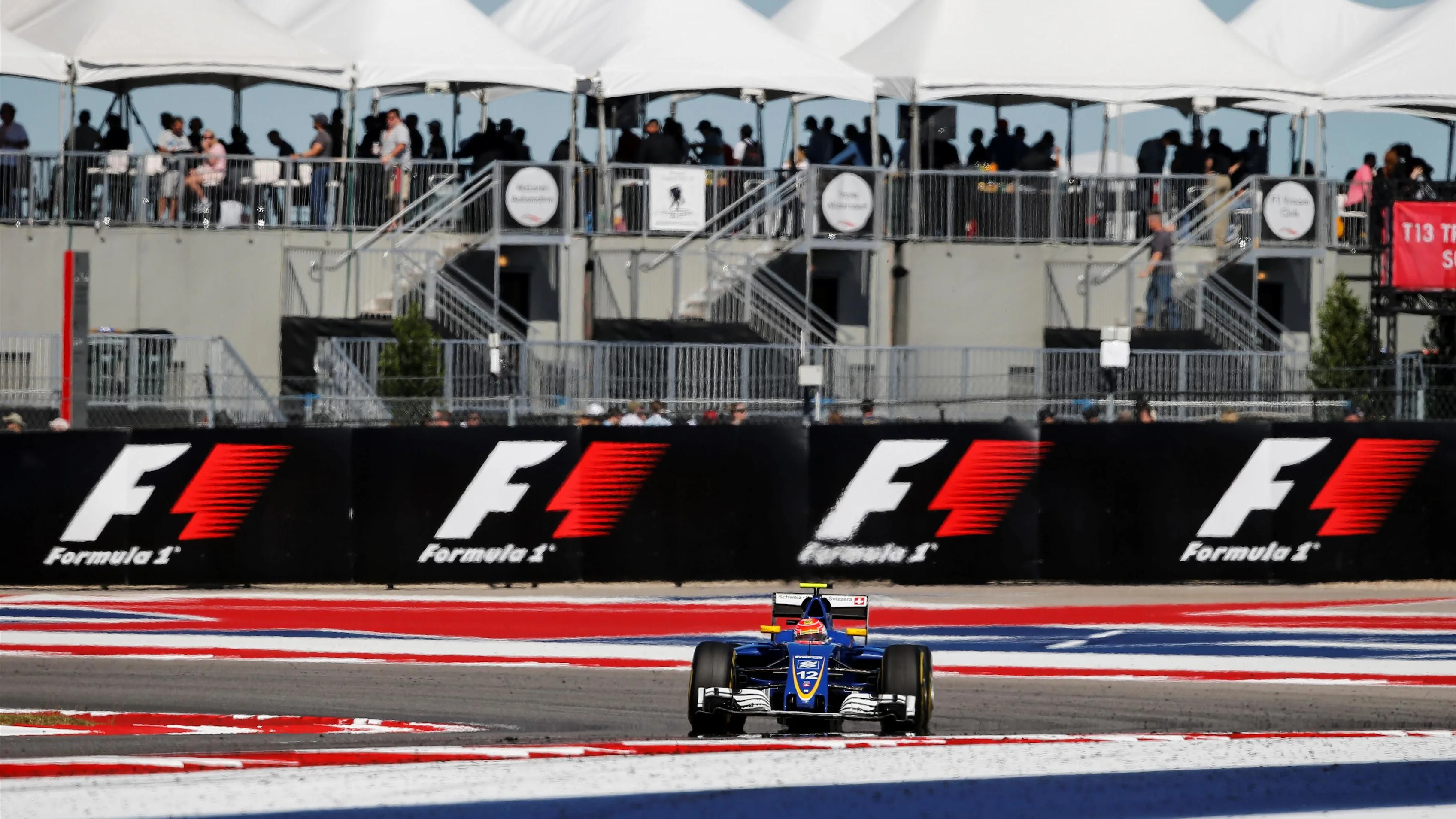 Felipe Nasr (BRA) Sauber C35 at Formula One World Championship, Rd18, United States Grand Prix, Practice, Circuit of the Americas, Austin, Texas, USA, Friday 21 October 2016. © Sutton Images