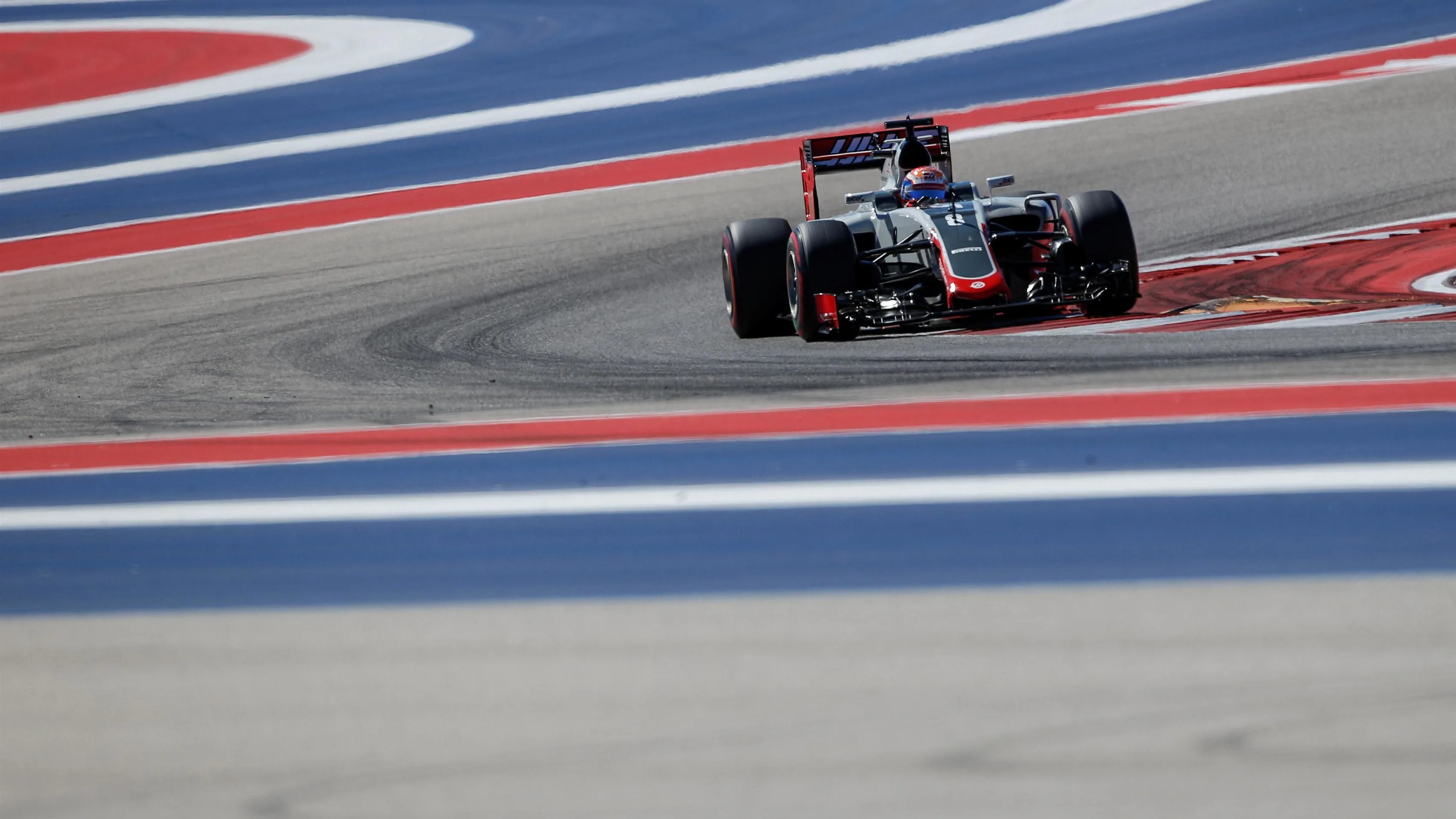 Romain Grosjean (FRA) Haas VF-16 at Formula One World Championship, Rd18, United States Grand Prix, Qualifying, Circuit of the Americas, Austin, Texas, USA, Saturday 22 October 2016. © Sutton Images
