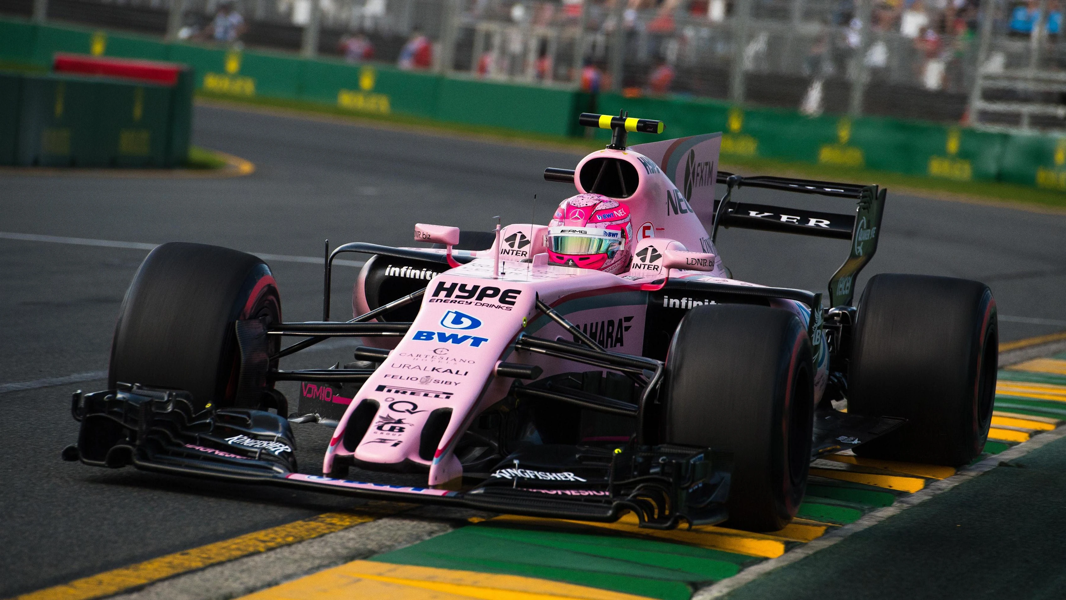 Esteban Ocon (FRA) Force India VJM10 at Formula One World Championship, Rd1, Australian Grand Prix, Qualifying, Albert Park, Melbourne, Australia, Saturday 25 March 2017. © Sutton Motorsport Images