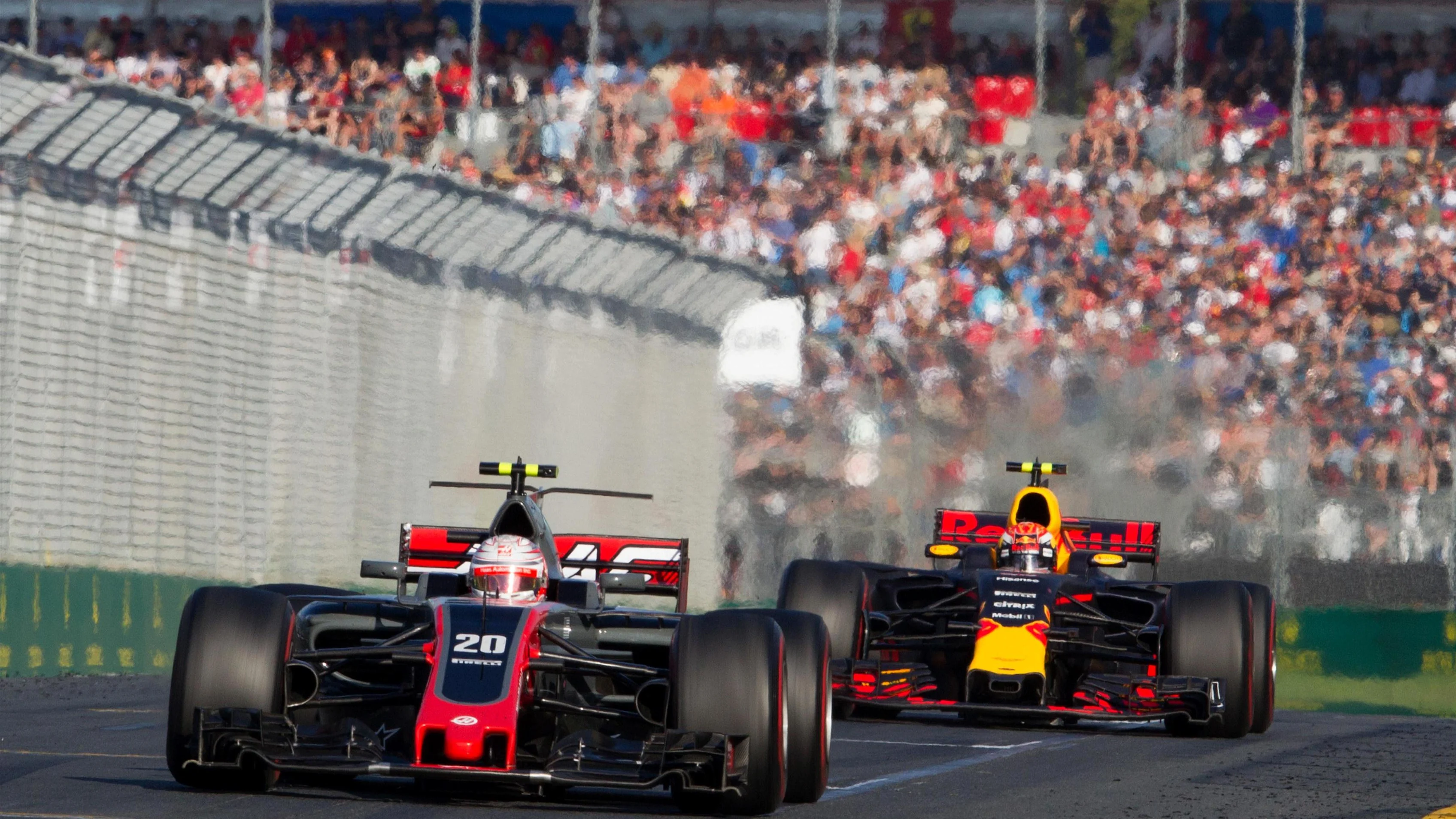 Kevin Magnussen (DEN) Haas VF-17 at Formula One World Championship, Rd1, Australian Grand Prix, Race, Albert Park, Melbourne, Australia, Sunday 26 March 2017. © Sutton Motorsport Images