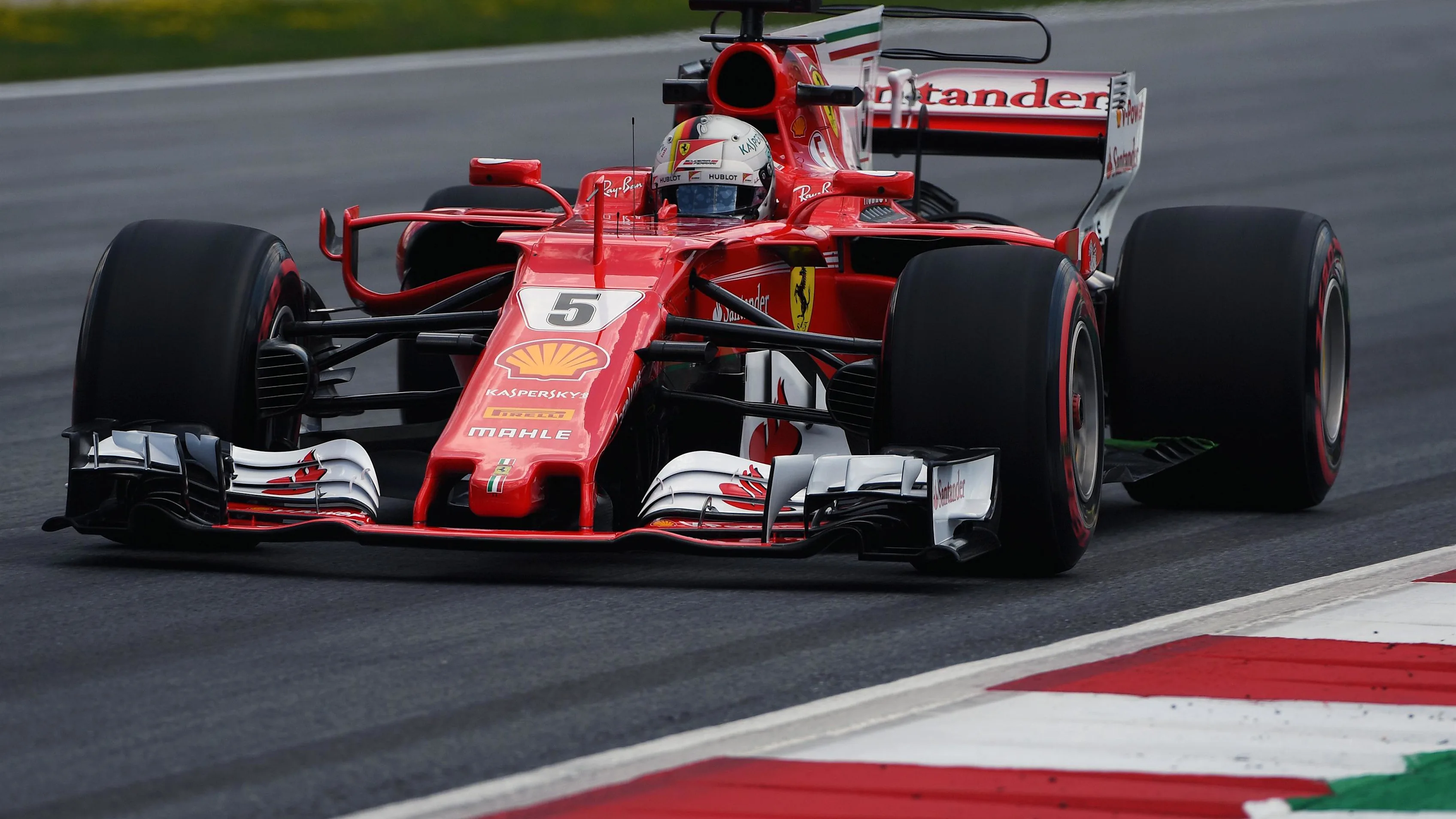 Sebastian Vettel (GER) Ferrari SF70-H at Formula One World Championship, Rd9, Austrian Grand Prix, Practice, Spielberg, Austria, Friday 7 July 2017. © Sutton Images