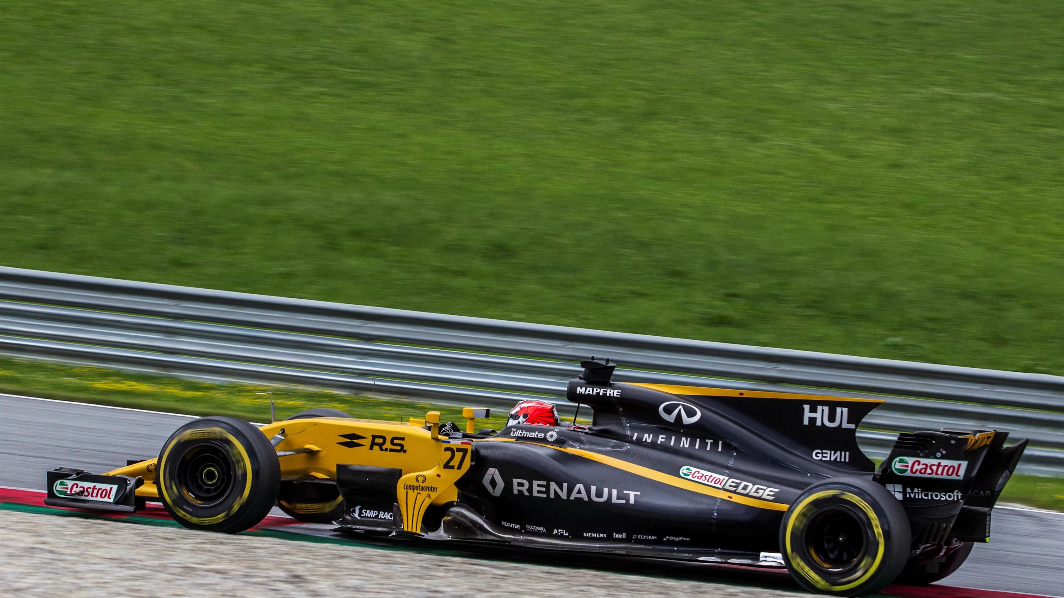 Nico Hulkenberg (GER) Renault Sport F1 Team RS17 at Formula One World Championship, Rd9, Austrian Grand Prix, Race, Spielberg, Austria, Sunday 9 July 2017. © Sutton Images