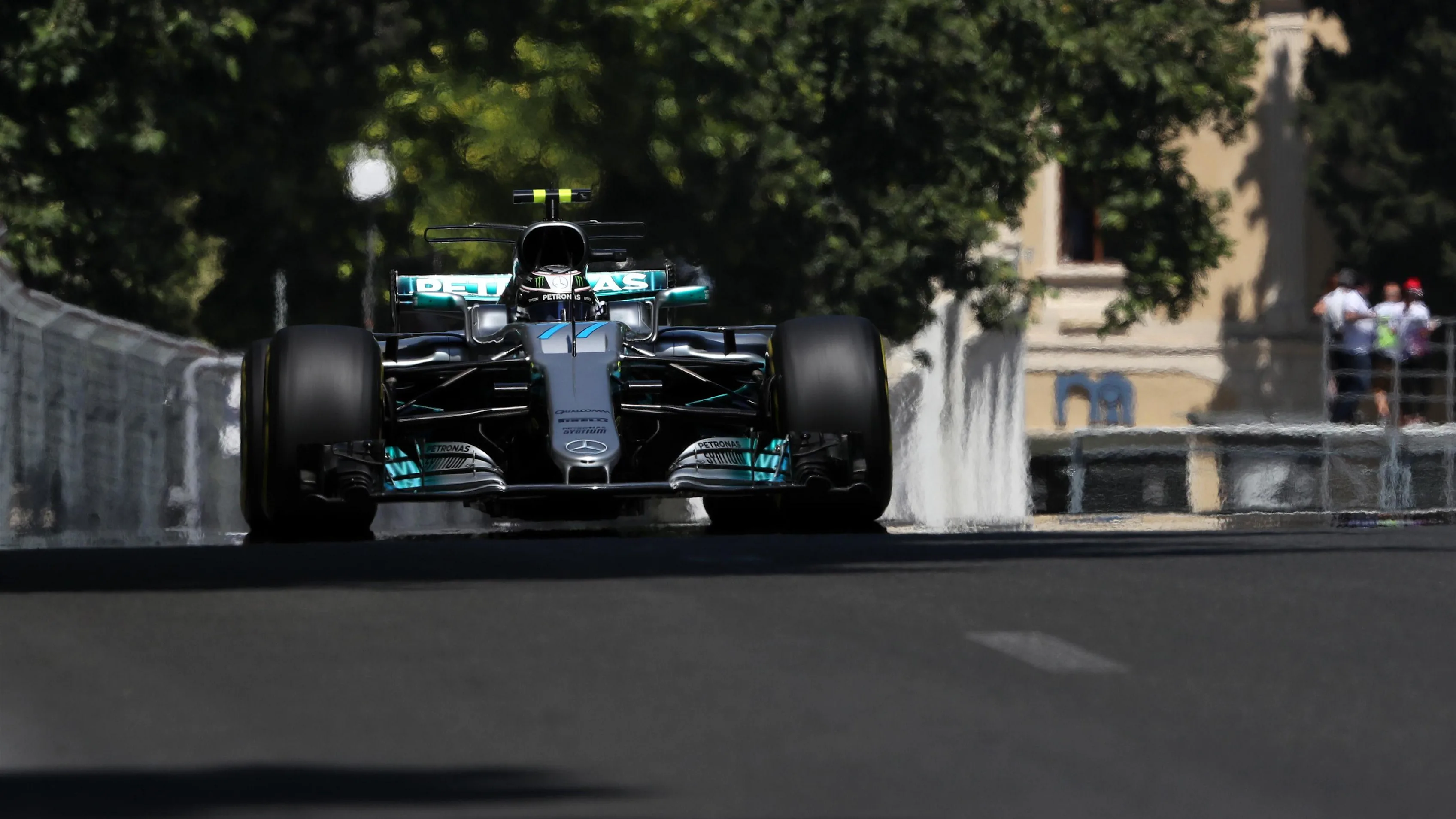 Valtteri Bottas (FIN) Mercedes-Benz F1 W08 Hybrid at Formula One World Championship, Rd8,