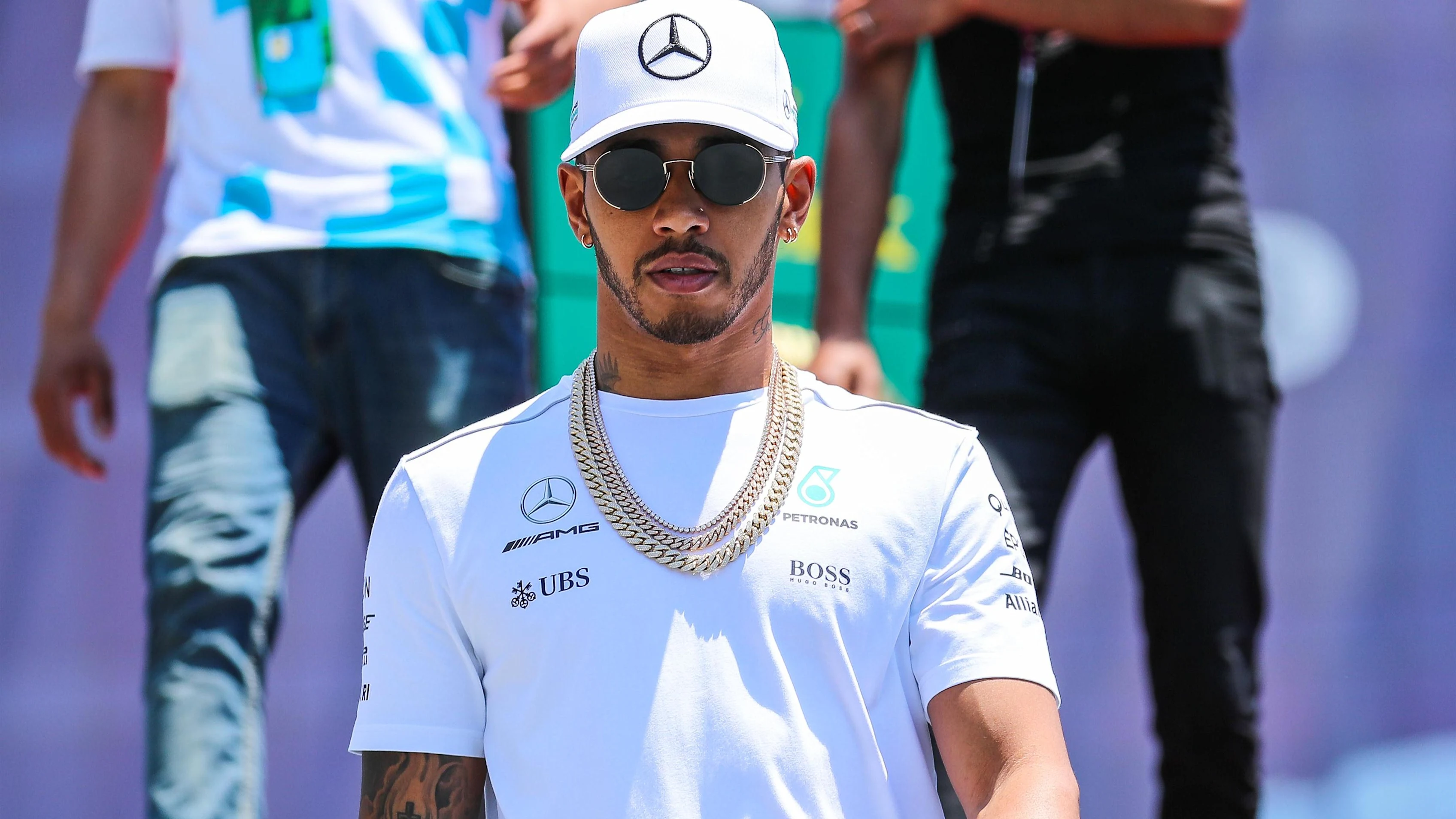 Lewis Hamilton (GBR) Mercedes AMG F1 at Formula One World Championship, Rd8, Azerbaijan Grand Prix, Race, Baku City Circuit, Baku, Azerbaijan, Sunday 25 June 2017. © Sutton Images