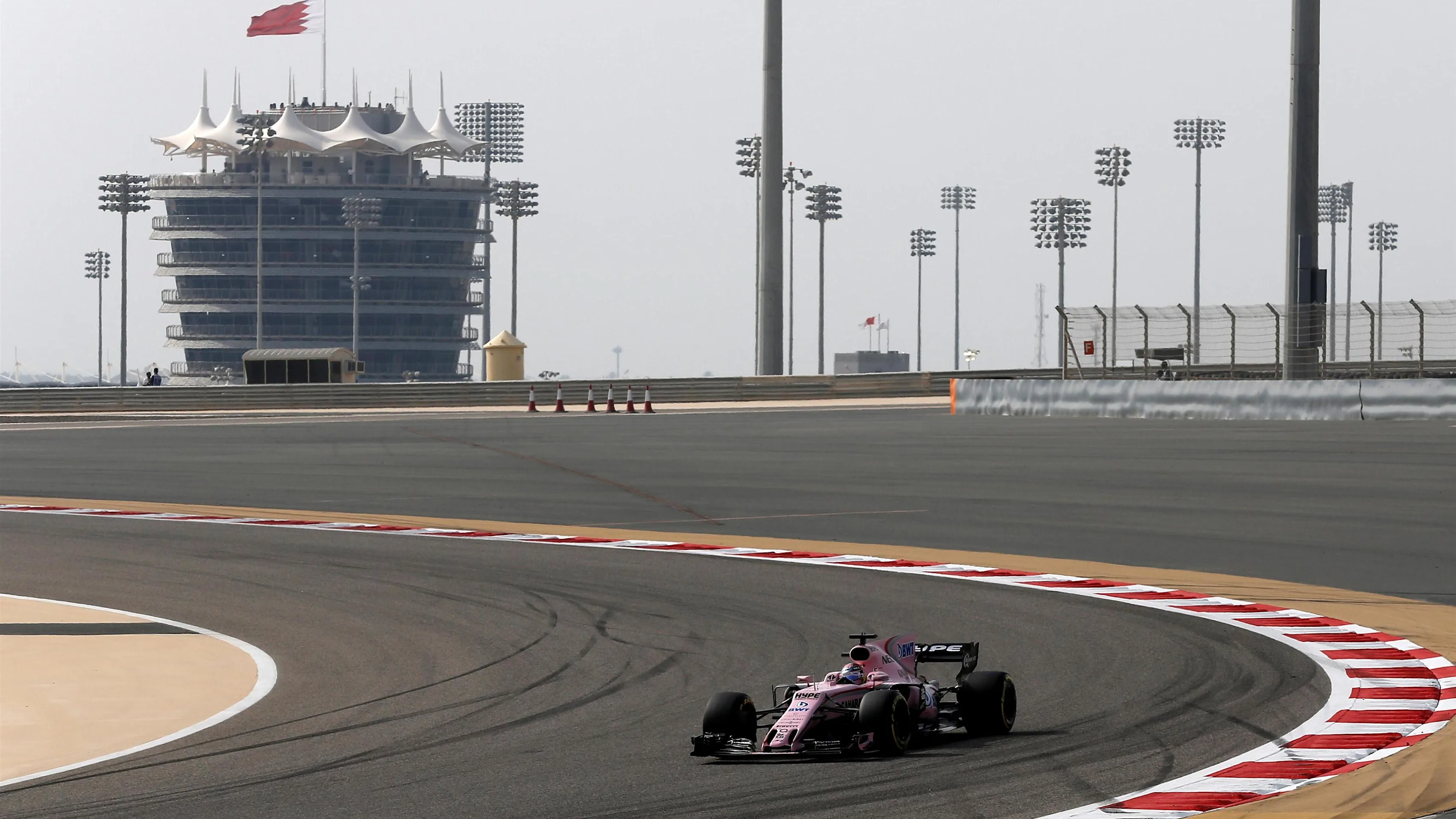 Sergio Perez (MEX) Force India VJM10 at Formula One World Championship, Rd3, Bahrain Grand Prix Qualifying, Bahrain International Circuit, Sakhir, Bahrain, Saturday 15 April 2017. © Sutton Motorsport Images