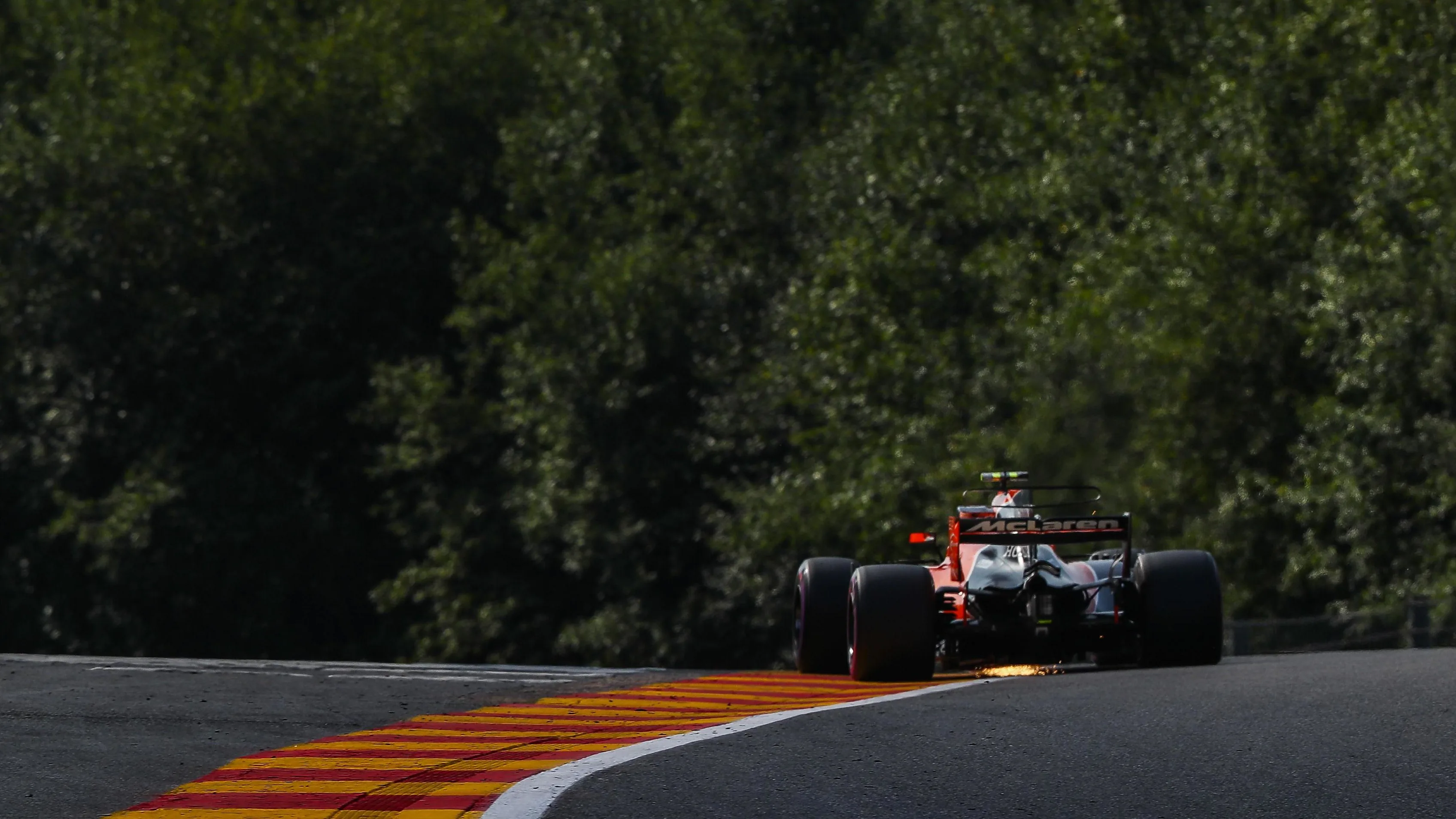 Stoffel Vandoorne (BEL) McLaren MCL32 at Formula One World Championship, Rd12, Belgian Grand Prix,