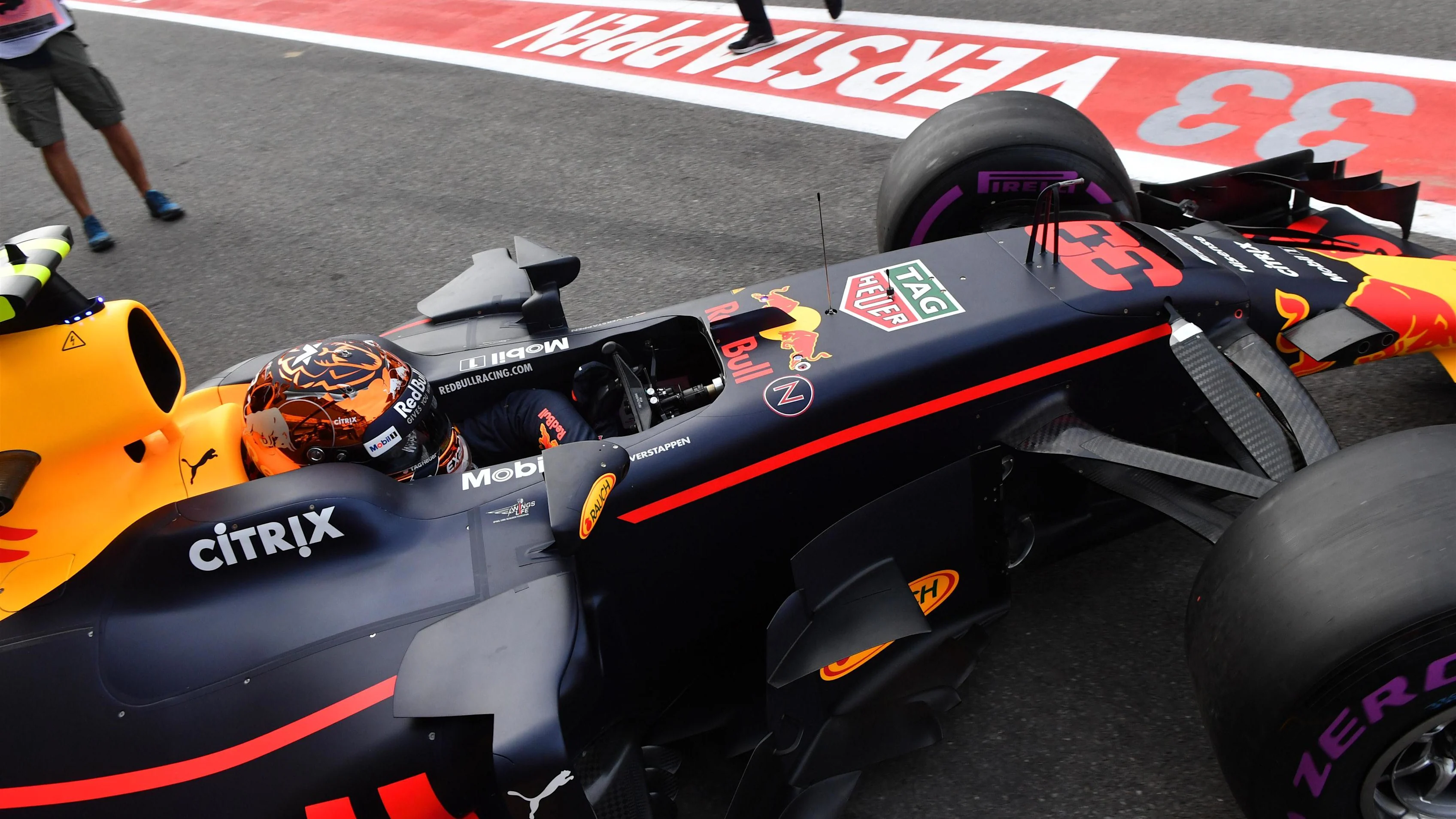 Max Verstappen (NED) Red Bull Racing RB13 at Formula One World Championship, Rd12, Belgian Grand