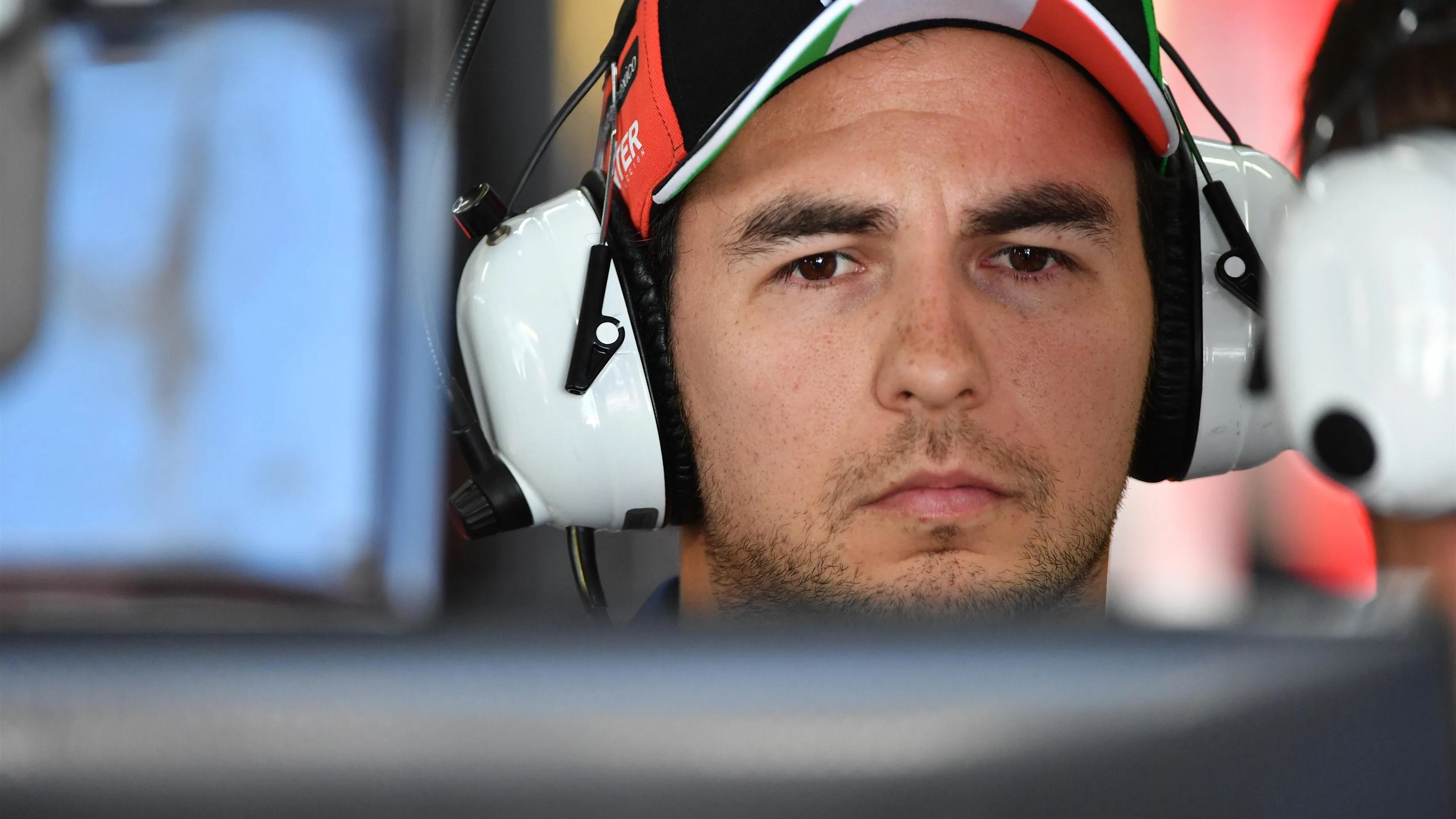 Sergio Perez (MEX) Force India at Formula One World Championship, Rd19, Brazilian Grand Prix, Practice, Interlagos, Sao Paulo, Brazil, Friday 10 November 2017. © Mark Sutton/Sutton Images