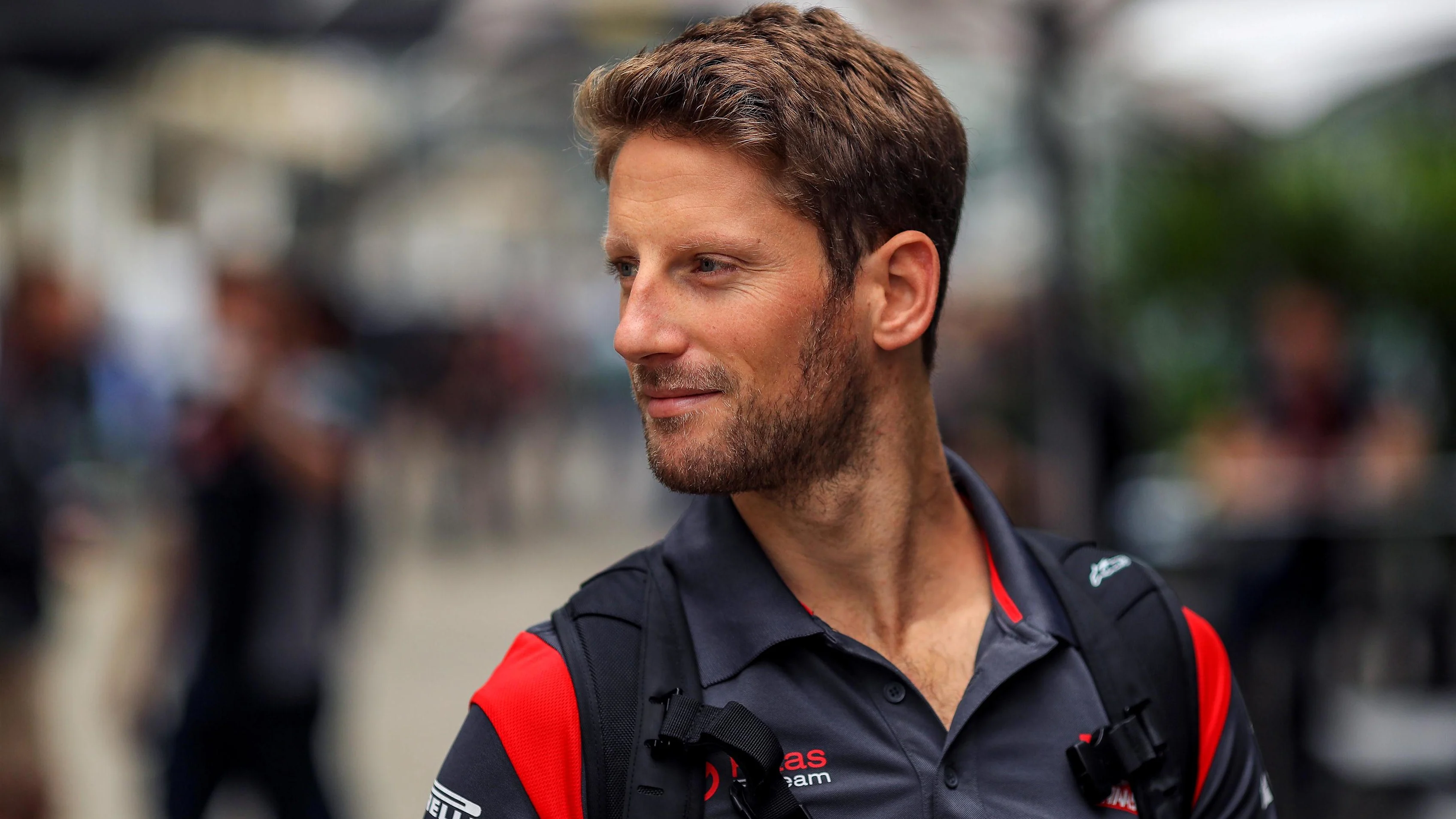 Romain Grosjean (FRA) Haas F1 at Formula One World Championship, Rd19, Brazilian Grand Prix, Preparations, Interlagos, Sao Paulo, Brazil, Thursday 9 November 2017. © Kym Illman/Sutton Images