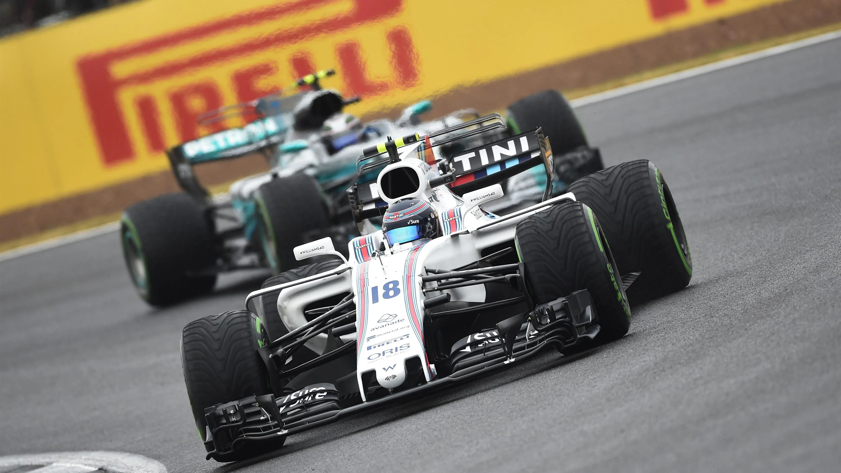 Lance Stroll (CDN) Williams FW40 at Formula One World Championship, Rd10, British Grand Prix,
