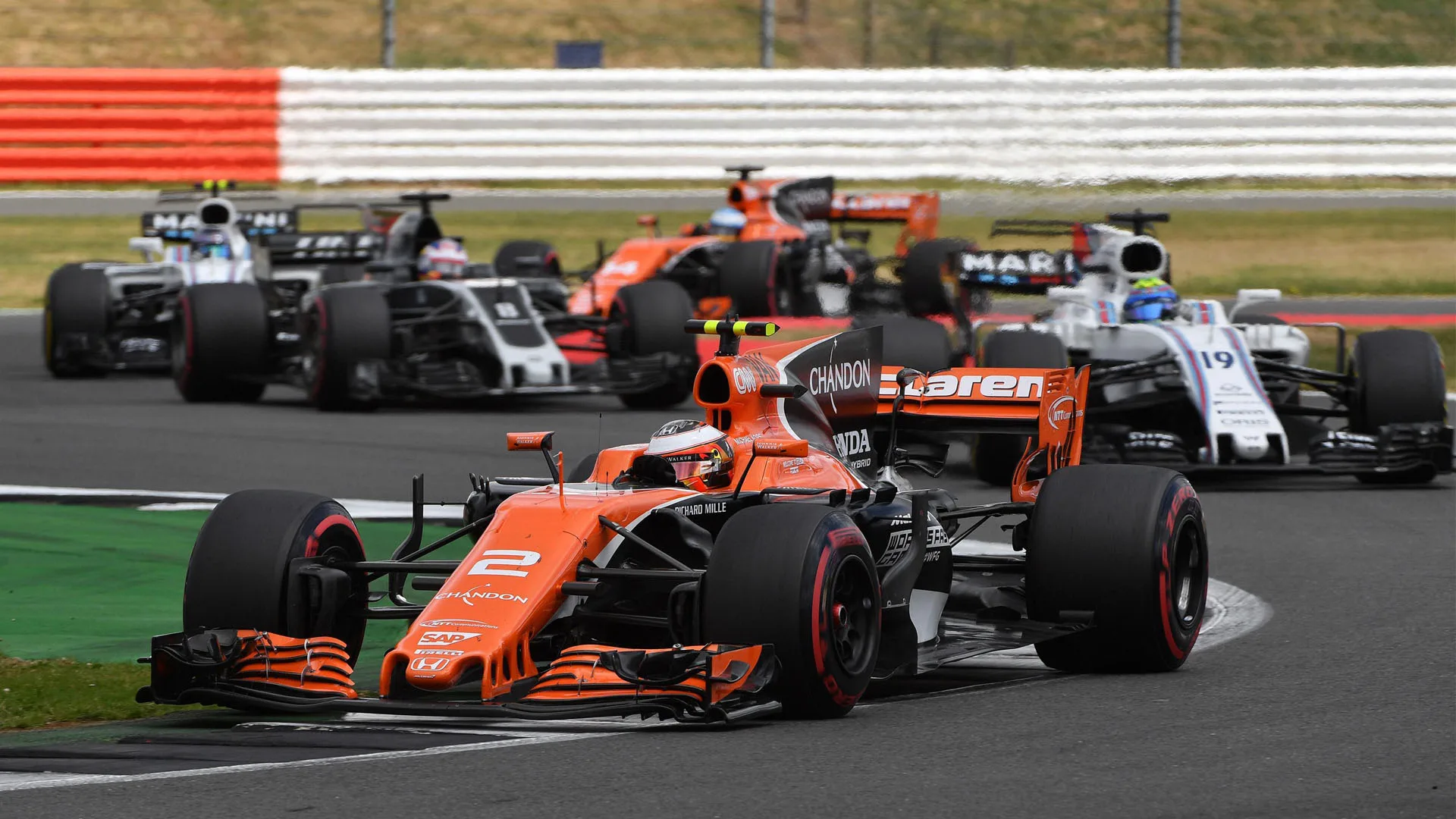 Stoffel Vandoorne (BEL) McLaren MCL32 at Formula One World Championship, Rd10, British Grand Prix,