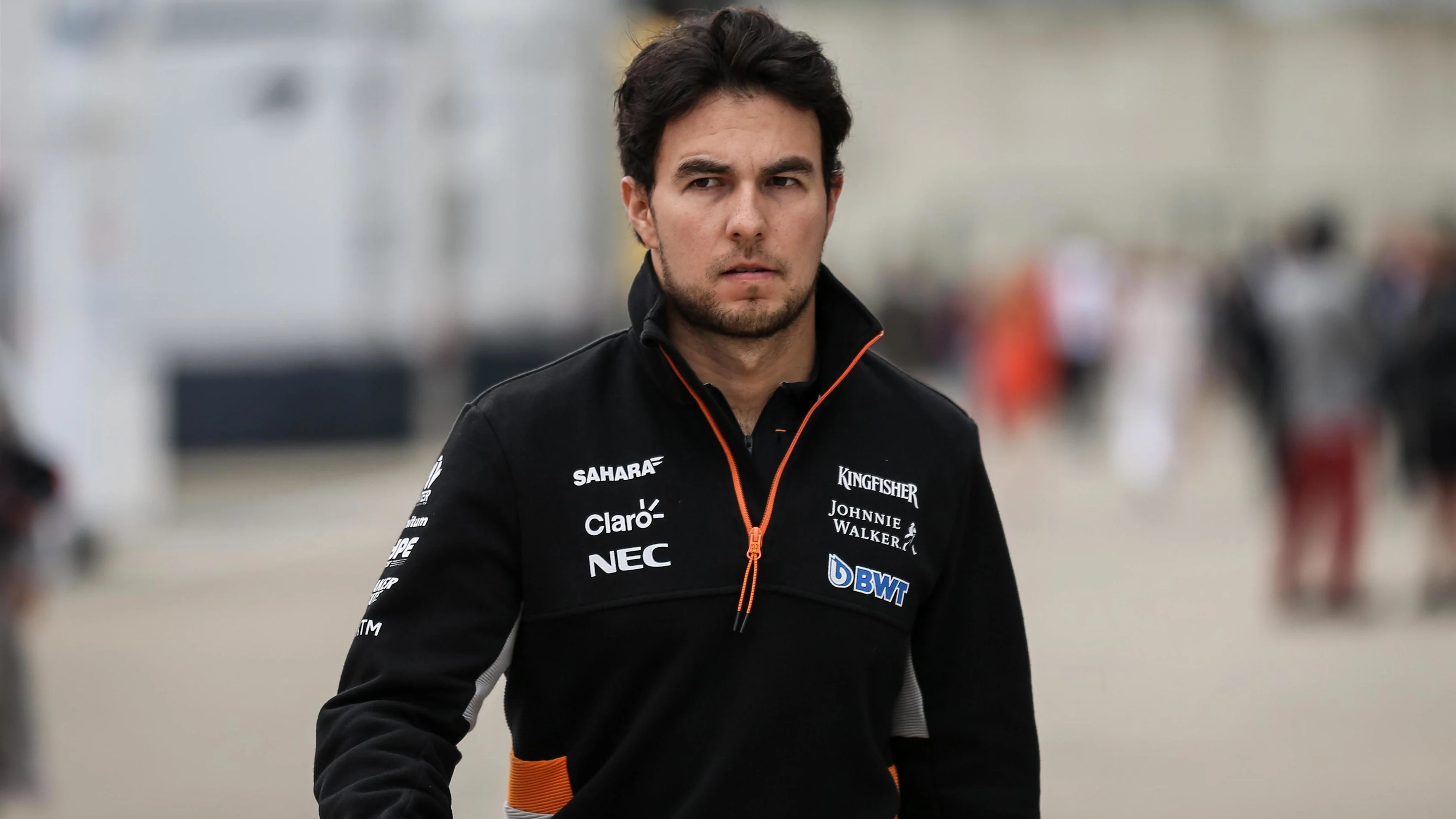 Sergio Perez (MEX) Force India at Formula One World Championship, Rd10, British Grand Prix, Race, Silverstone, England, Sunday 16 July 2017. © Sutton Images