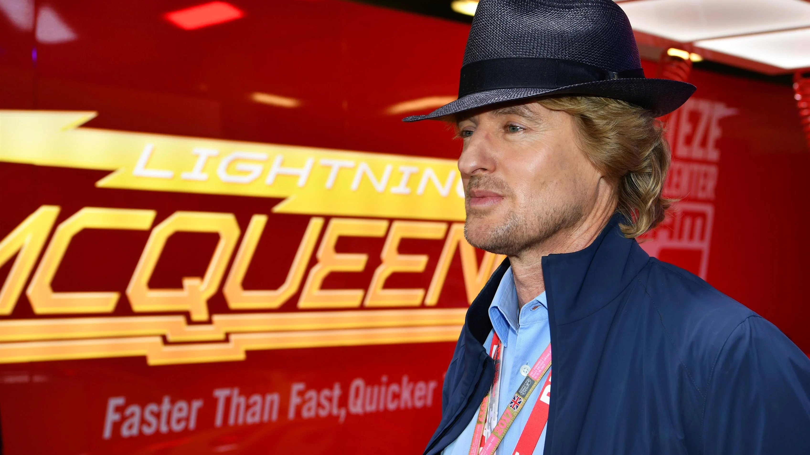 Owen Wilson (USA) Actor at Formula One World Championship, Rd10, British Grand Prix, Race, Silverstone, England, Sunday 16 July 2017. © Sutton Images