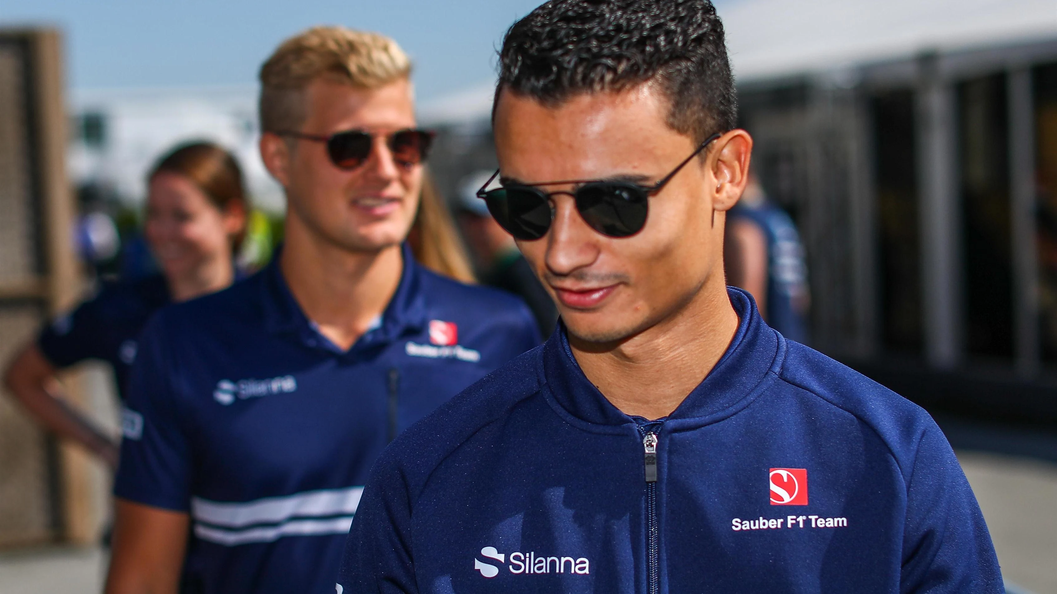 Marcus Ericsson (SWE) Sauber and Pascal Wehrlein (GER) Sauber at Formula One World Championship,