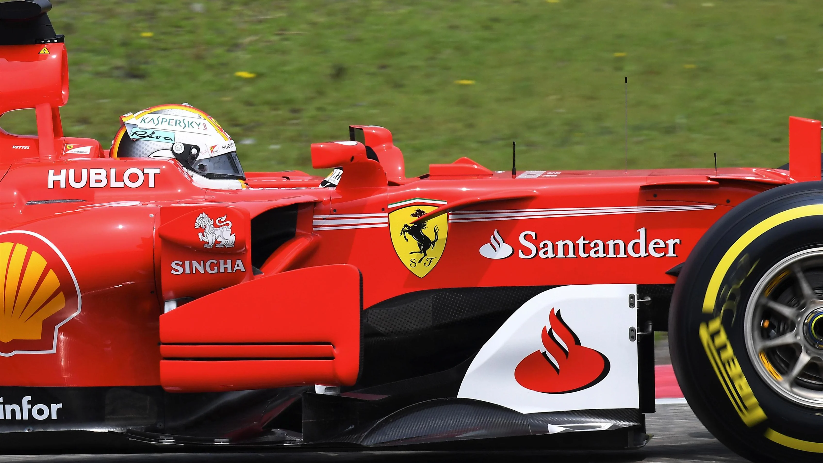 Sebastian Vettel (GER) Ferrari SF70-H at Formula One World Championship, Rd2, Chinese Grand Prix, Qualifying, Shanghai, China, Saturday 8 April 2017. © Sutton Motorsport Images