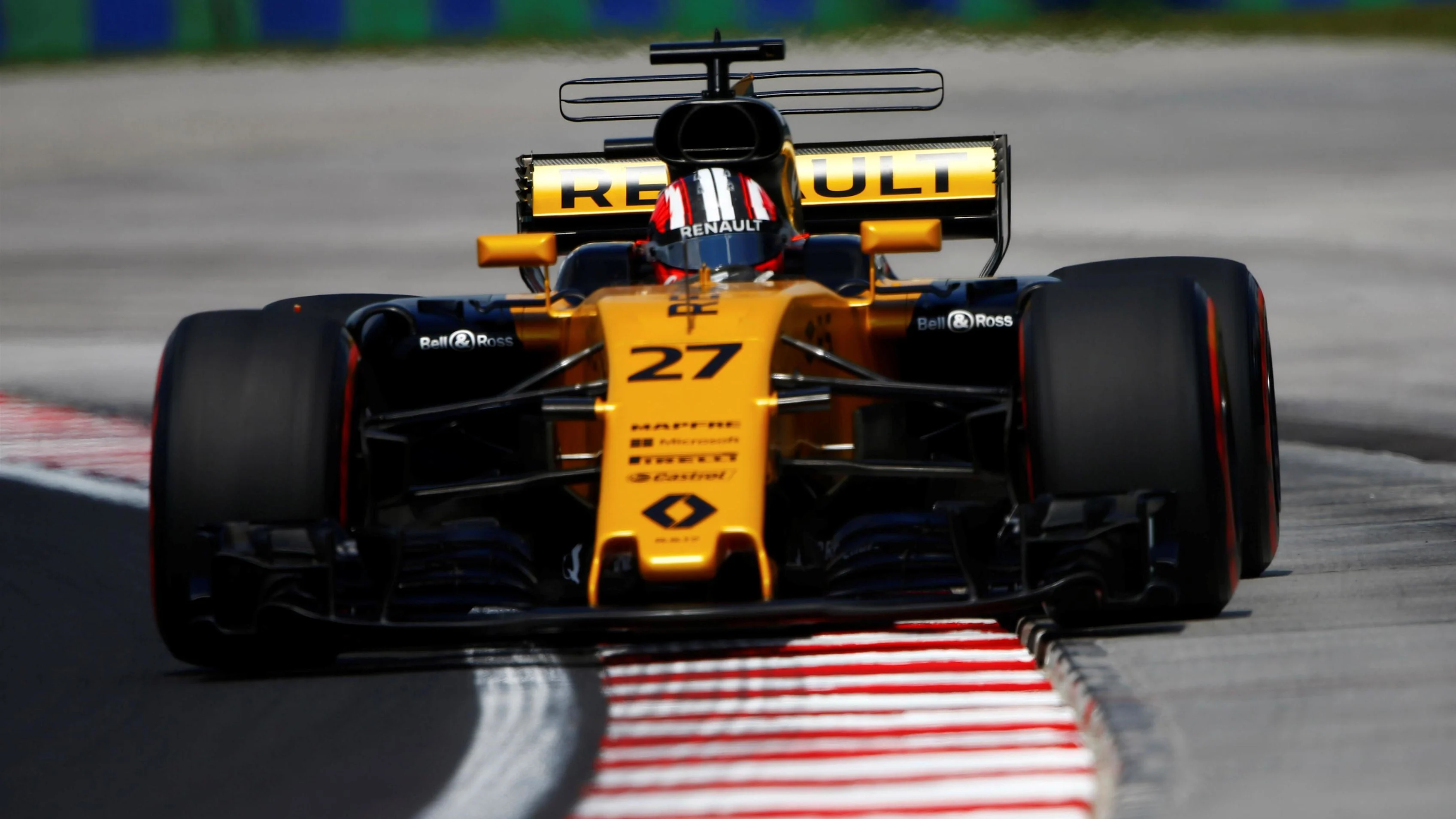 Nico Hulkenberg (GER) Renault Sport F1 Team RS17 at Formula One World Championship, Rd11, Hungarian
